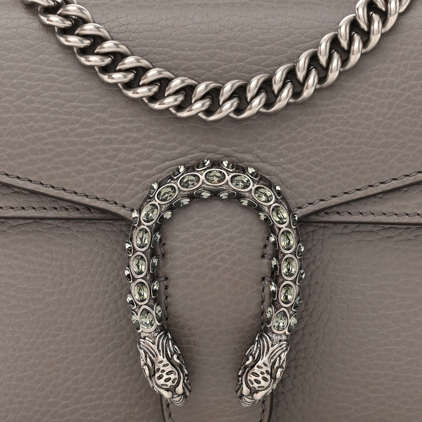 Calfskin Mini Dionysus Shoulder Bag Dusty Grey
