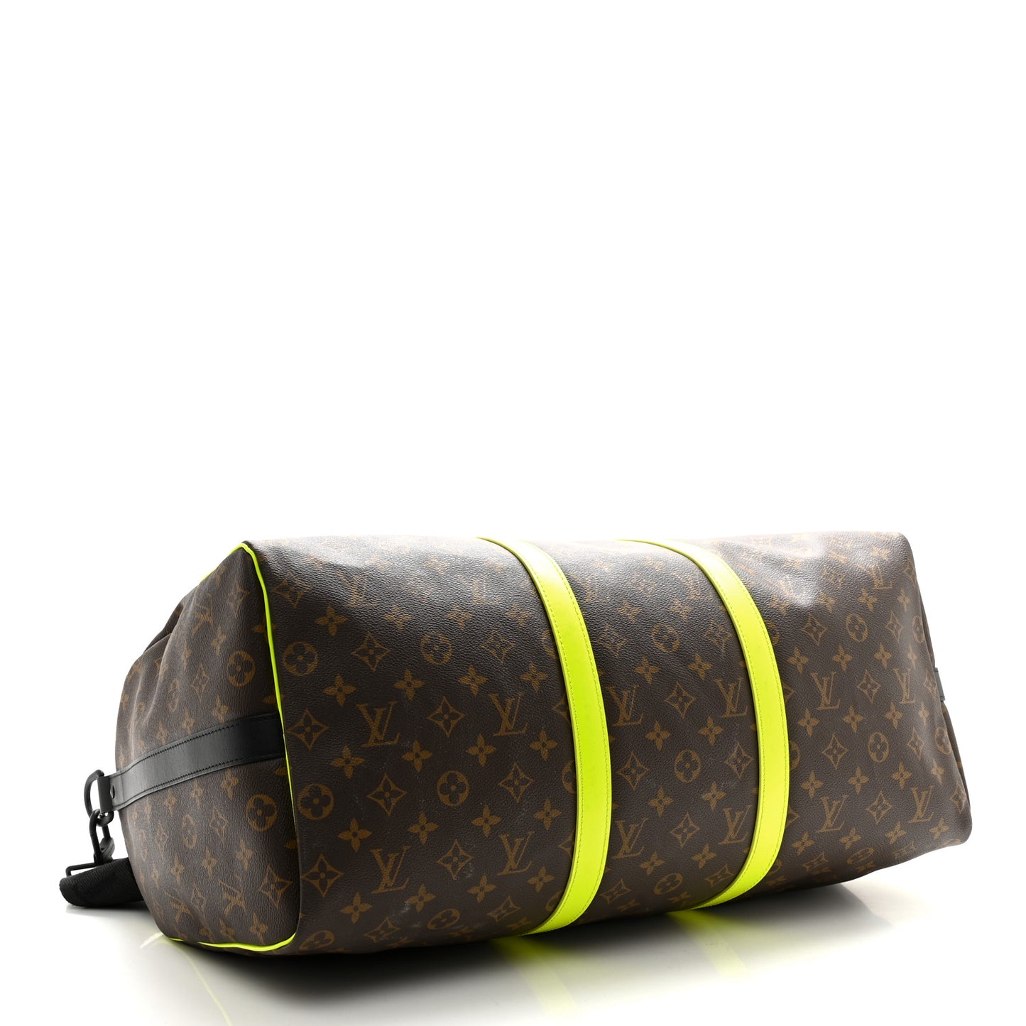 Monogram Macassar Keepall Bandouliere 50 Florescent Yellow