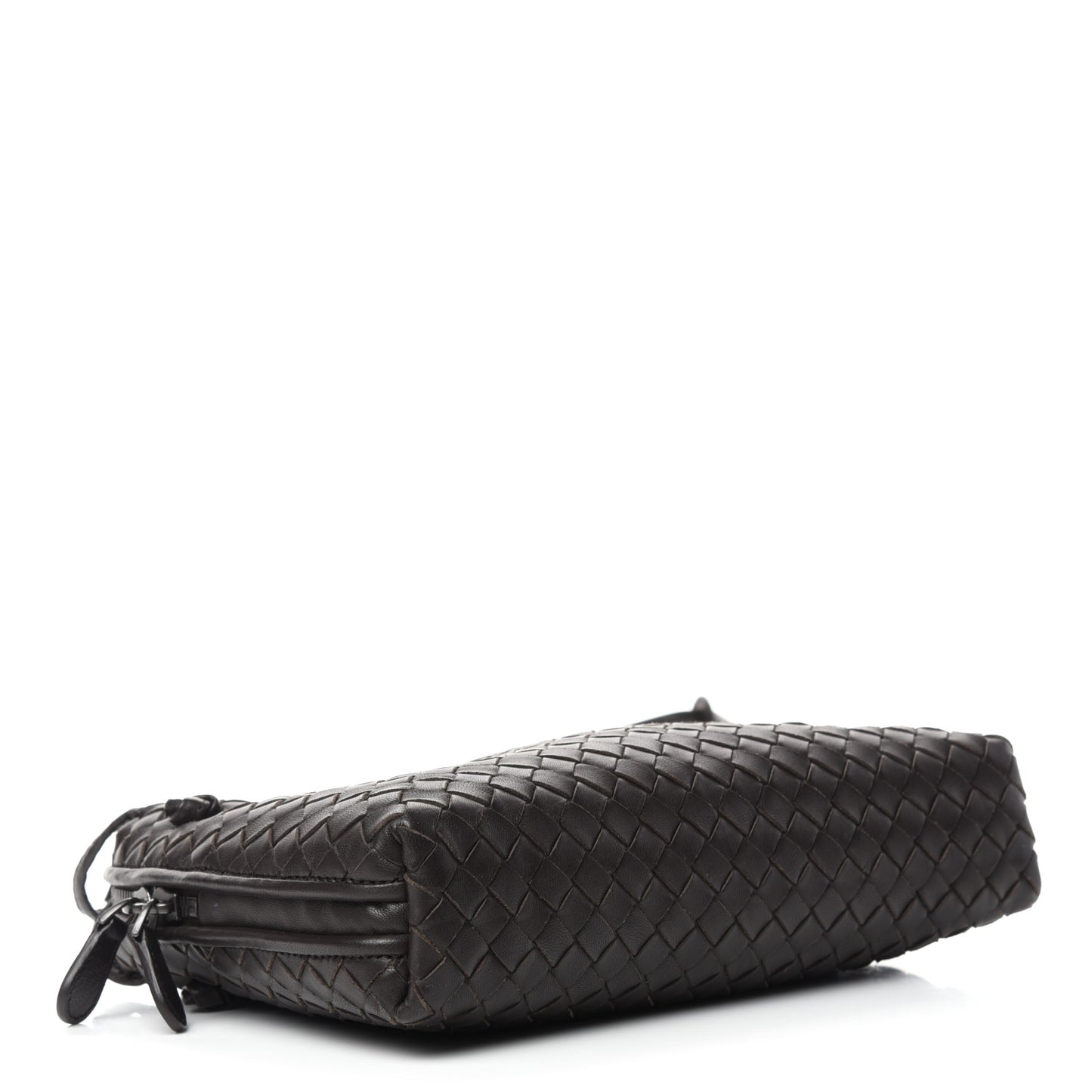 Nappa Intrecciato Nodini Bag Ebano