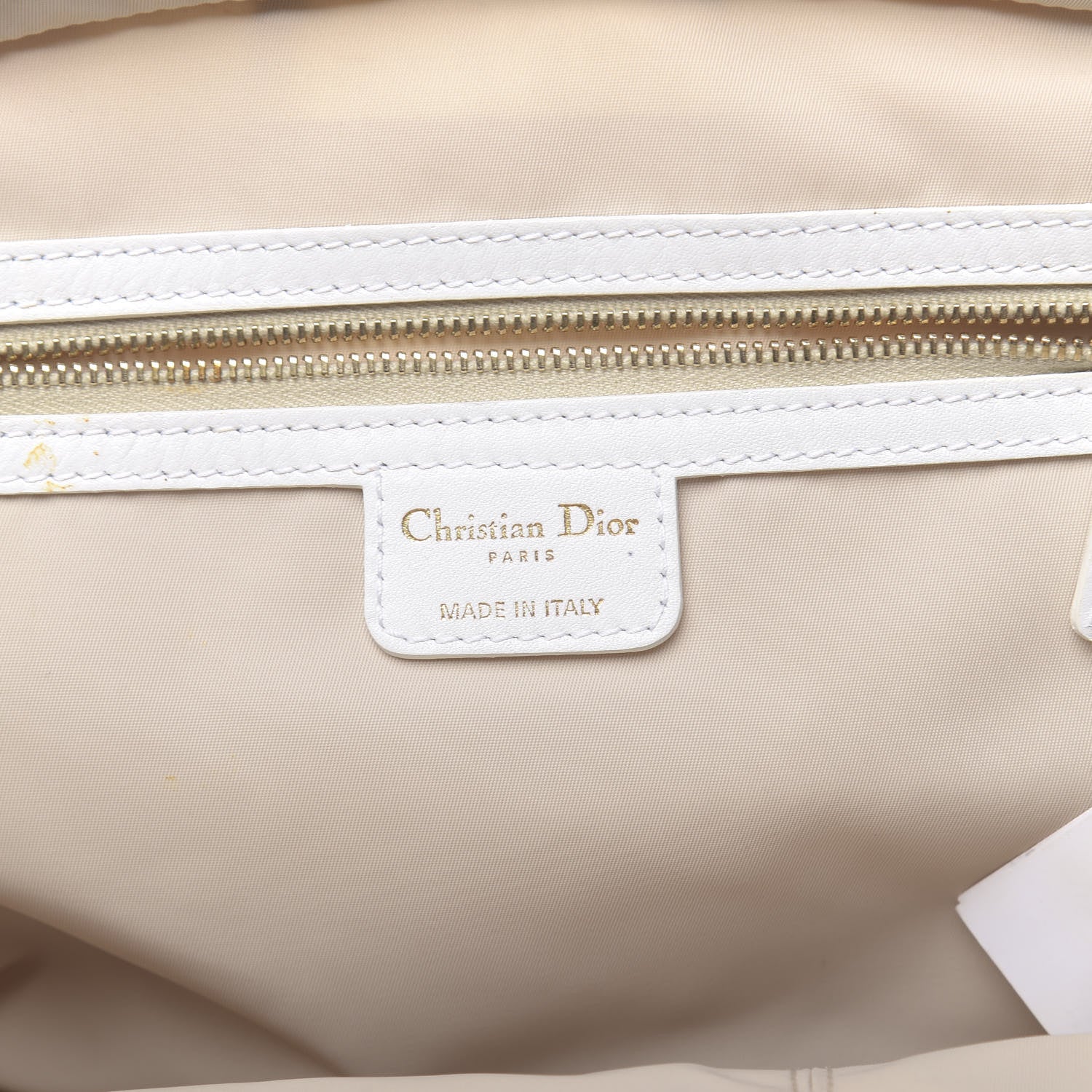 Christian Dior Monogram Large My Dior Frame Pocket Satchel White 6 of 16