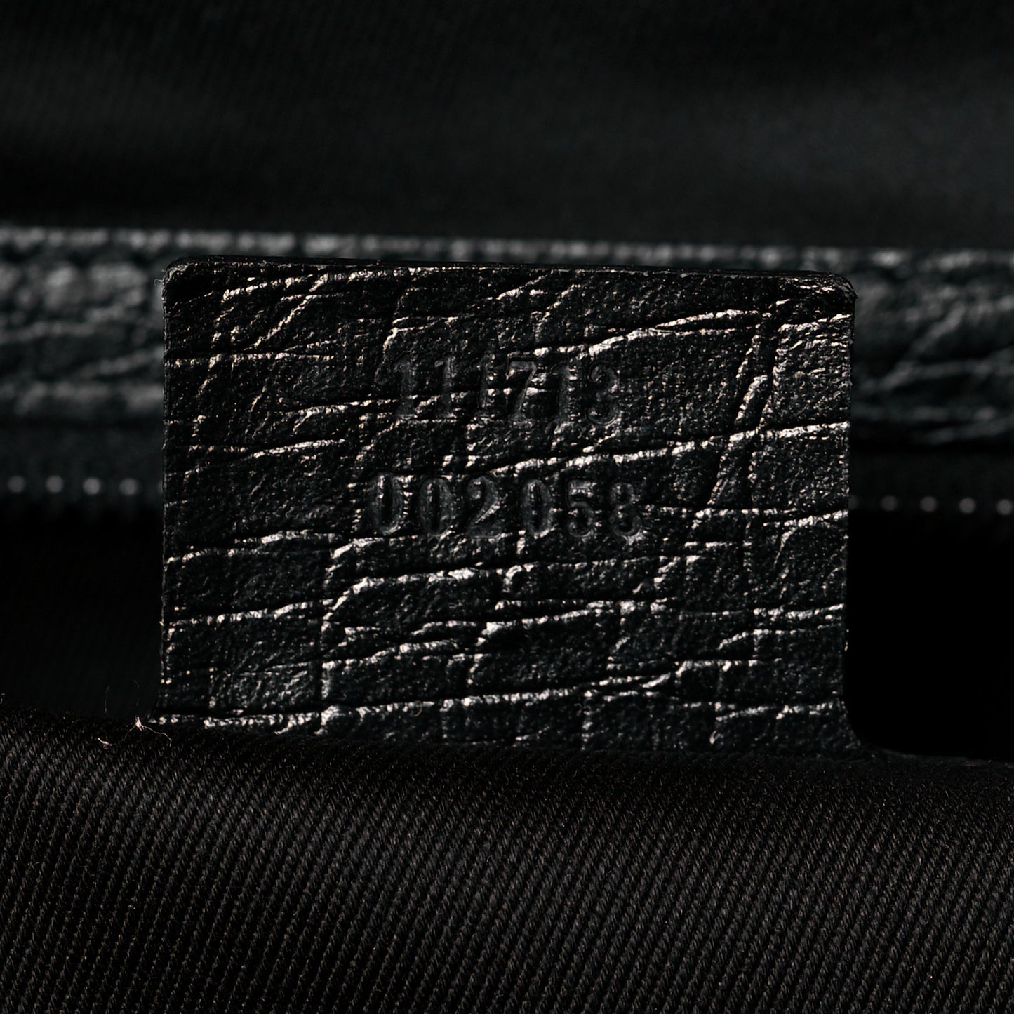 Monogram Bamboo Bullet Bag Black