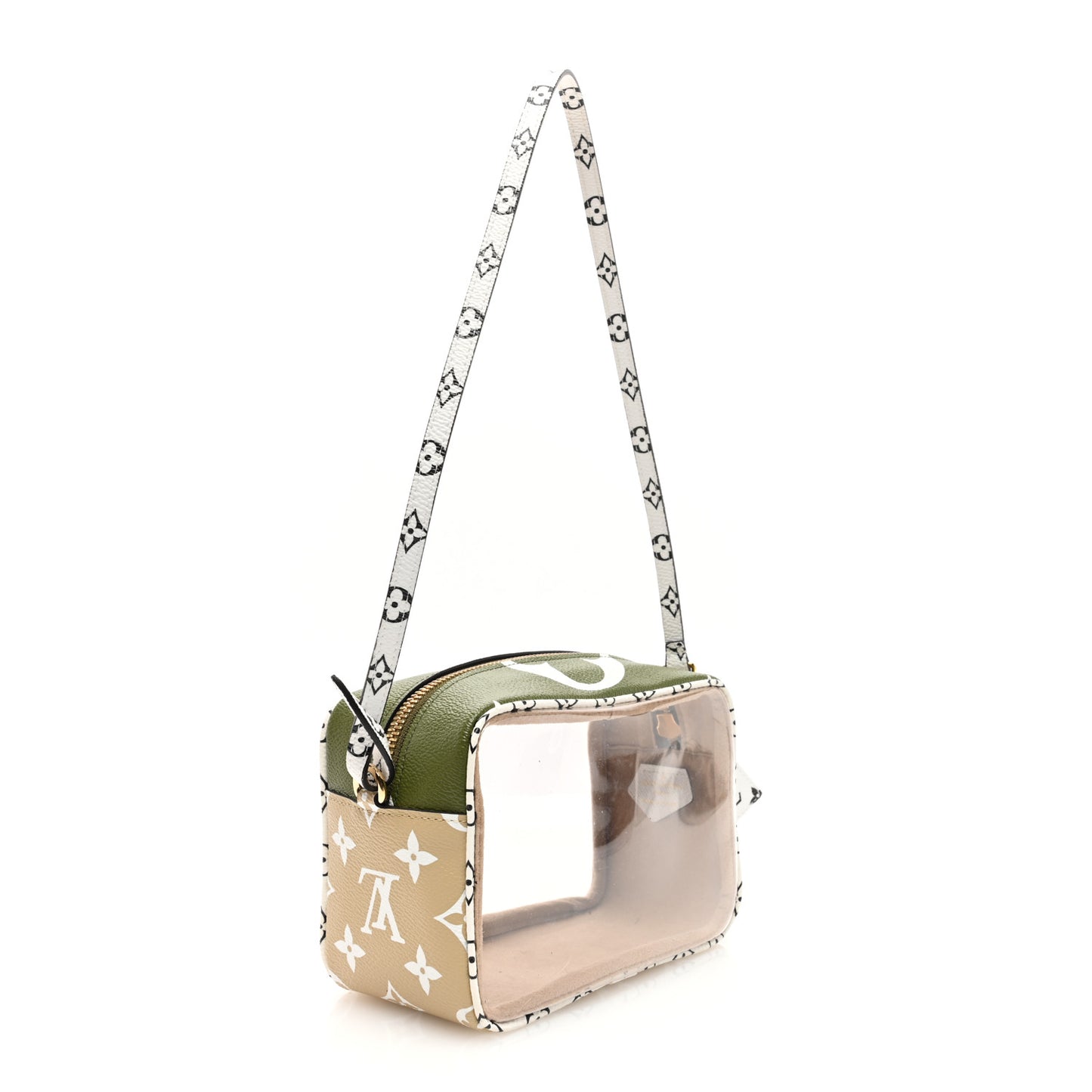 Monogram Giant Beach Pouch Kaki
