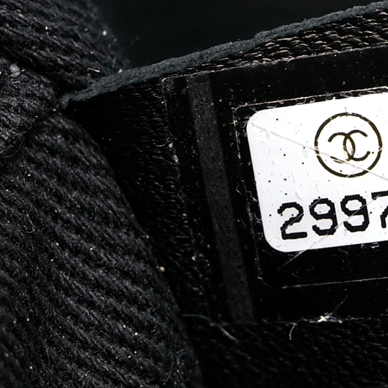 Chanel Canvas Pearl Medium Deauville Tote Black 7 of 14