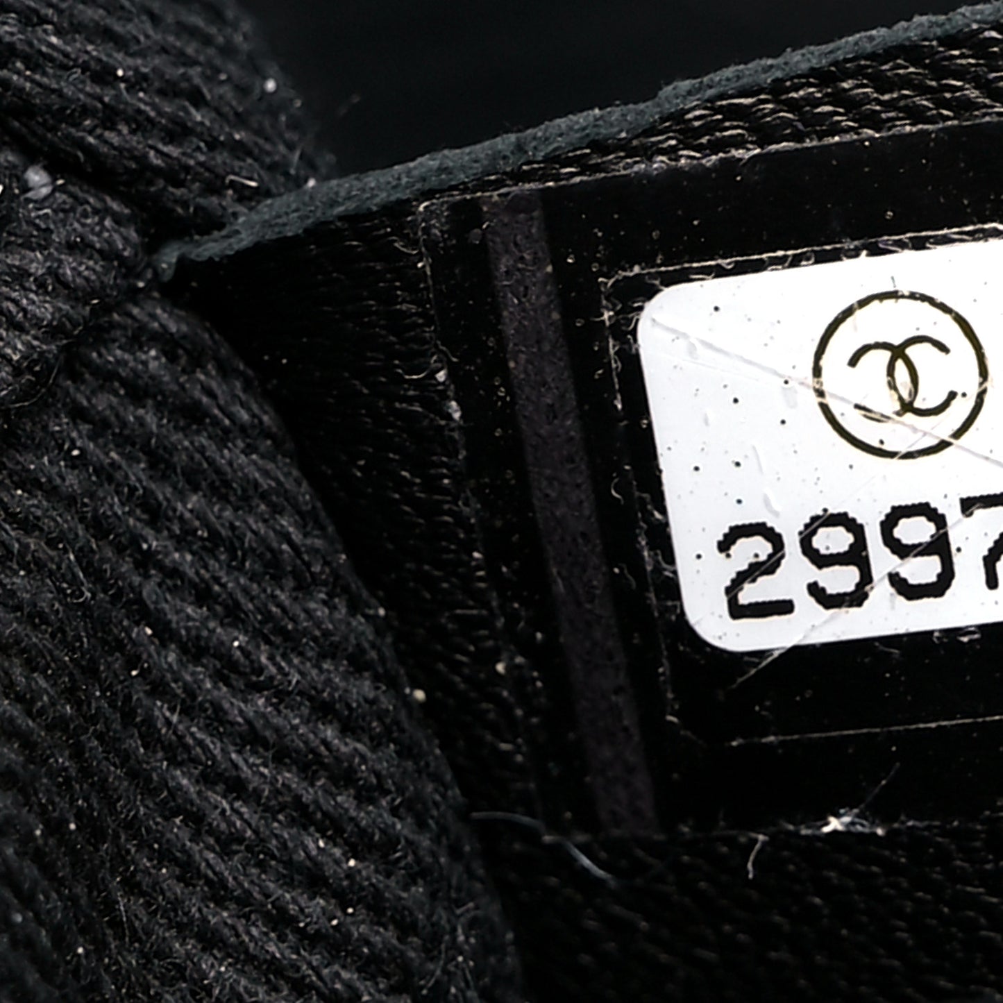 Canvas Pearl Medium Deauville Tote Black