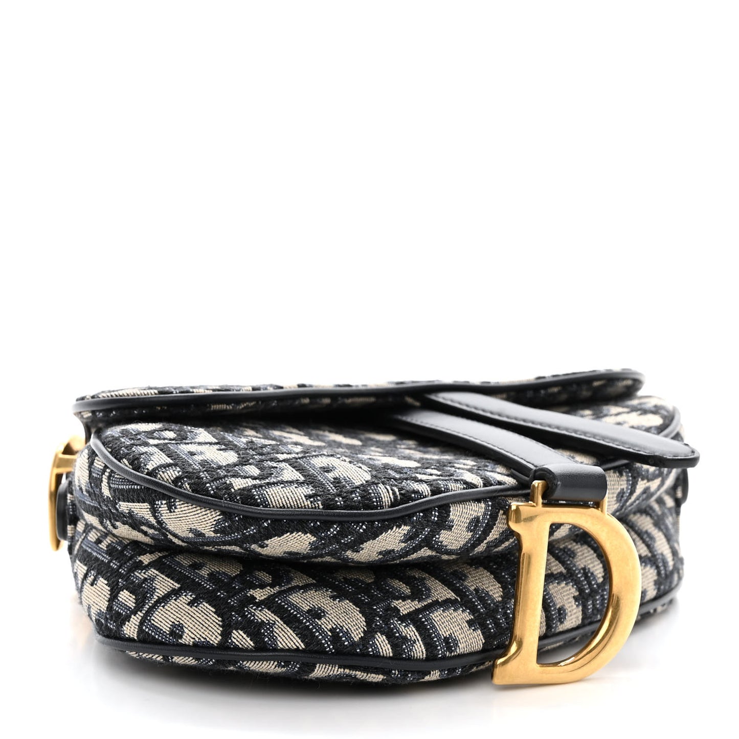 Oblique Mini Saddle Bag Blue