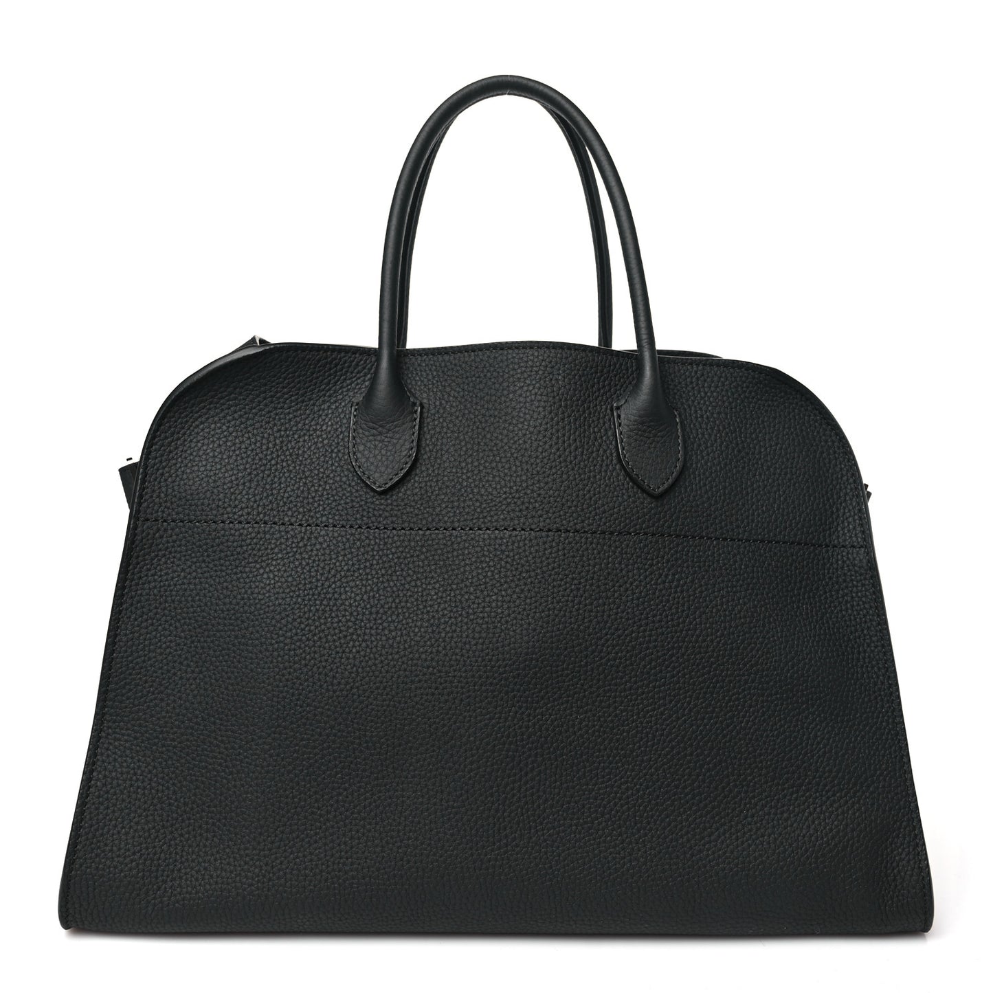 Matte Grained Calfskin Soft Margaux 15 Black
