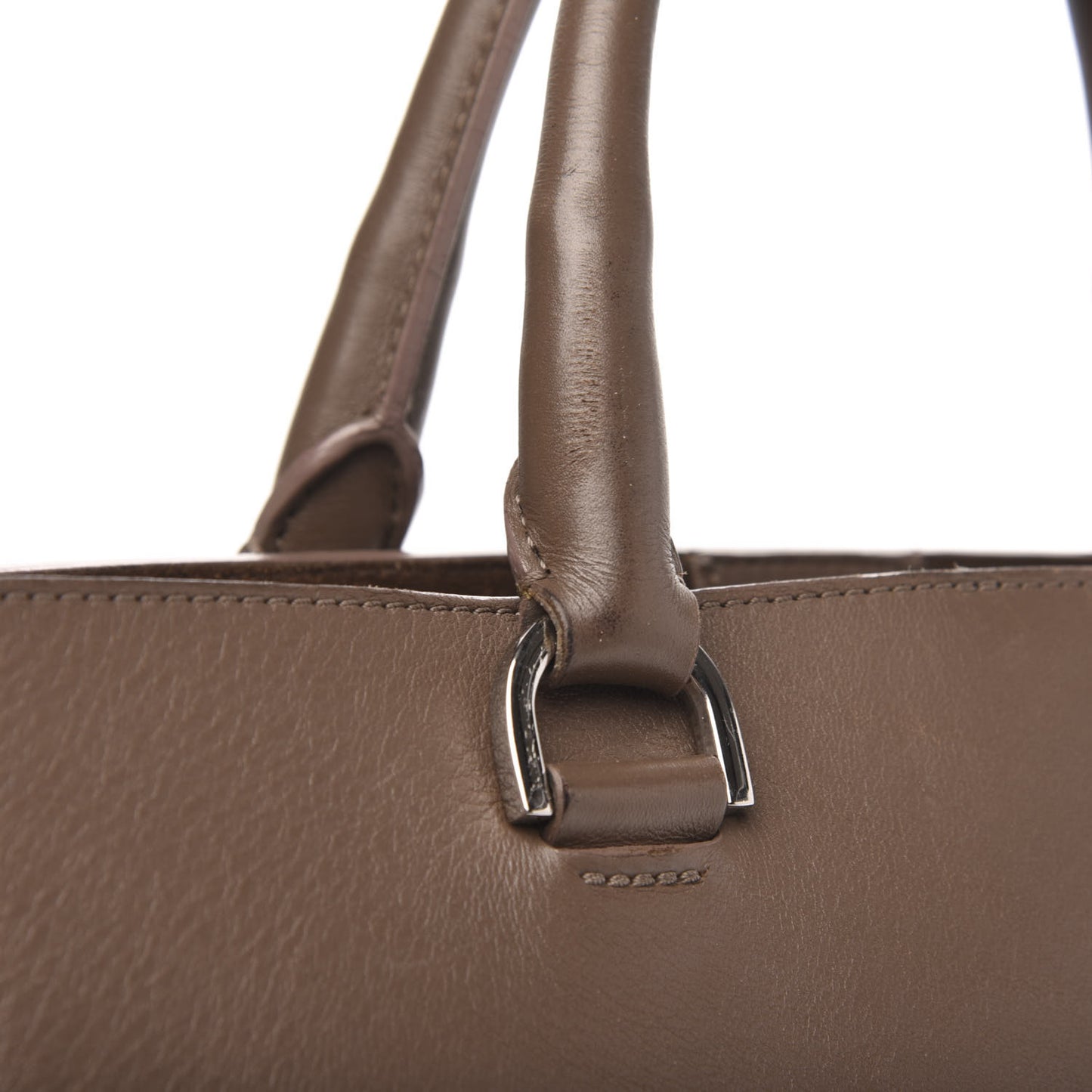 Silky Calf Medium Willow Tote Taupe