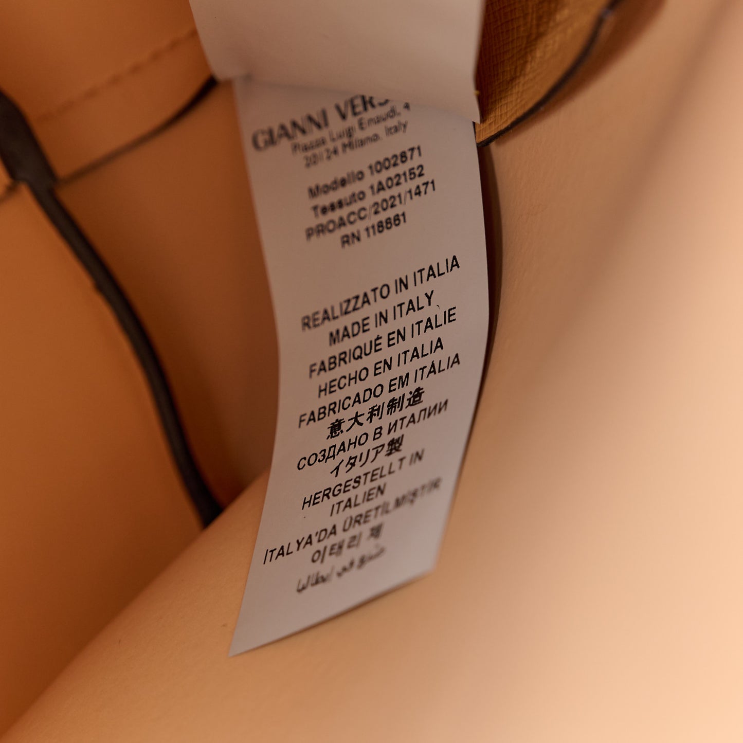 Saffiano Virtus Tote Caramel