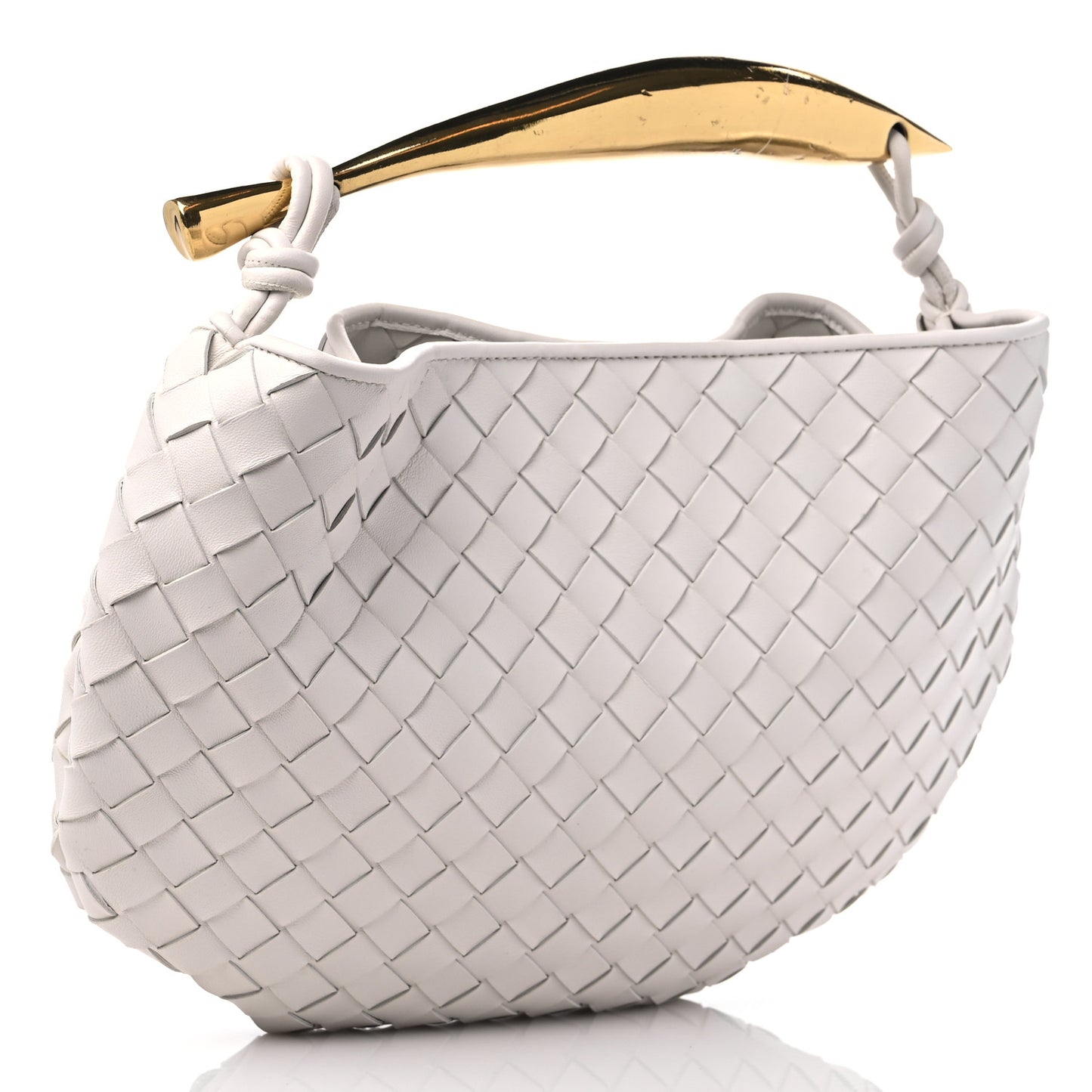 Nappa Intrecciato Sardine Bag Chalk