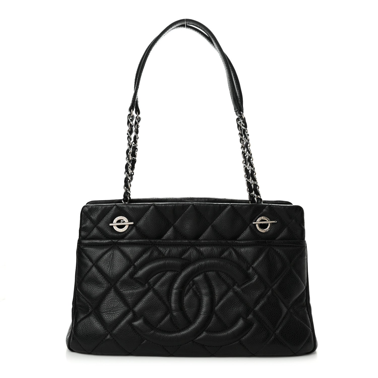 Chanel Caviar Quilted Timeless CC Soft Tote Black 1 of 15