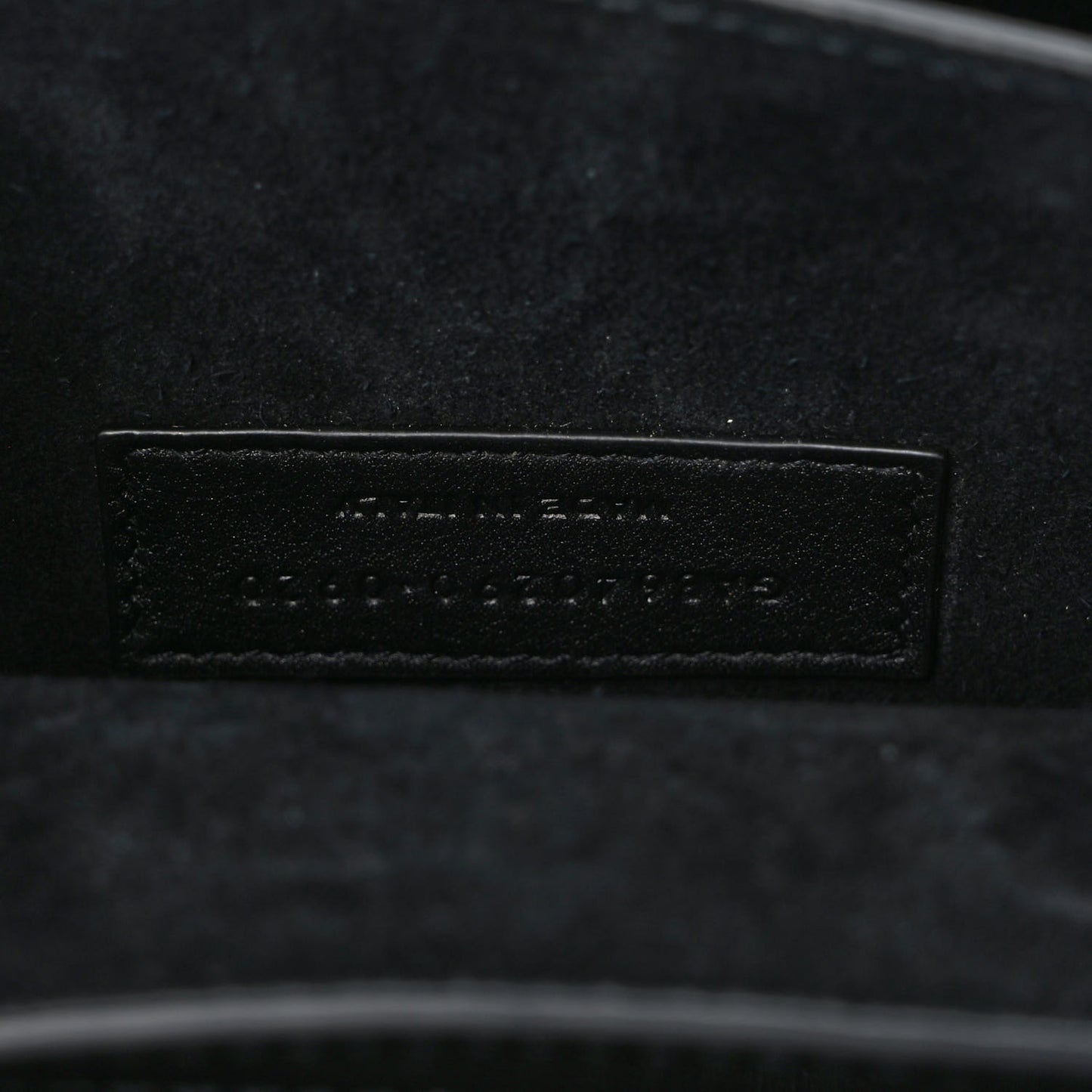 Patent Calfskin Crocodile Embossed Elise Chain Shoulder Bag Black