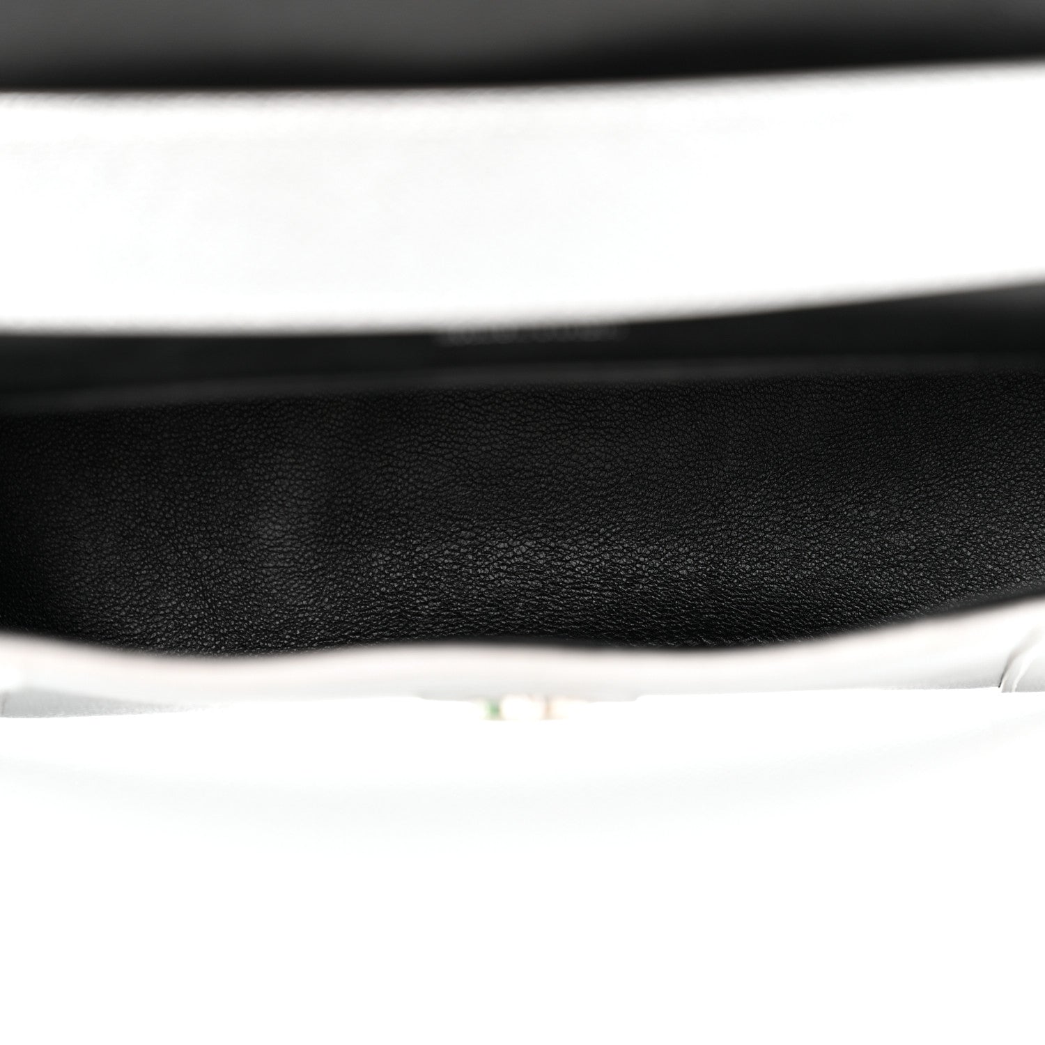 Balenciaga Metallic Soft Textured Calfskin Small Downtown Shoulder Bag Silver 5 of 10