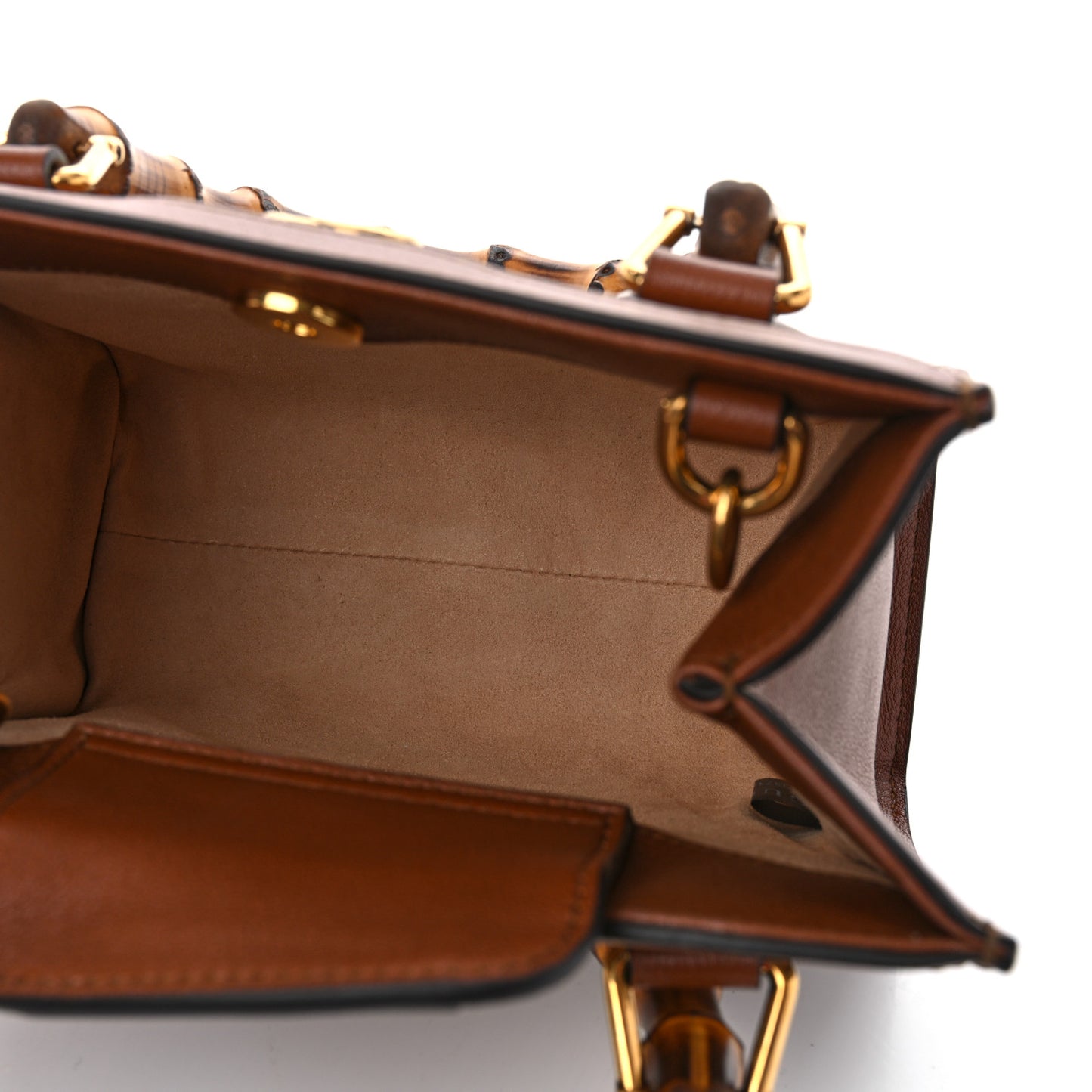 Wonka Grain Calfskin Mini Diana Tote Bag Cuir Yellow Fluo