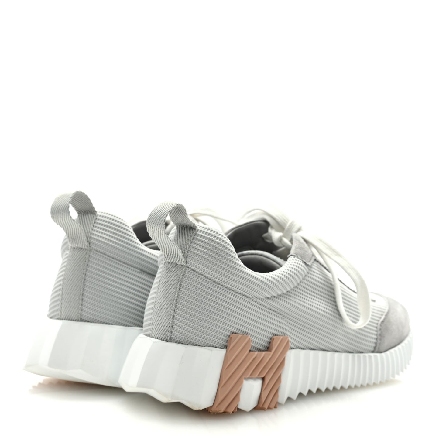 Air Mesh Suede Goatskin Bouncing Sneakers 36 Gris Temperance