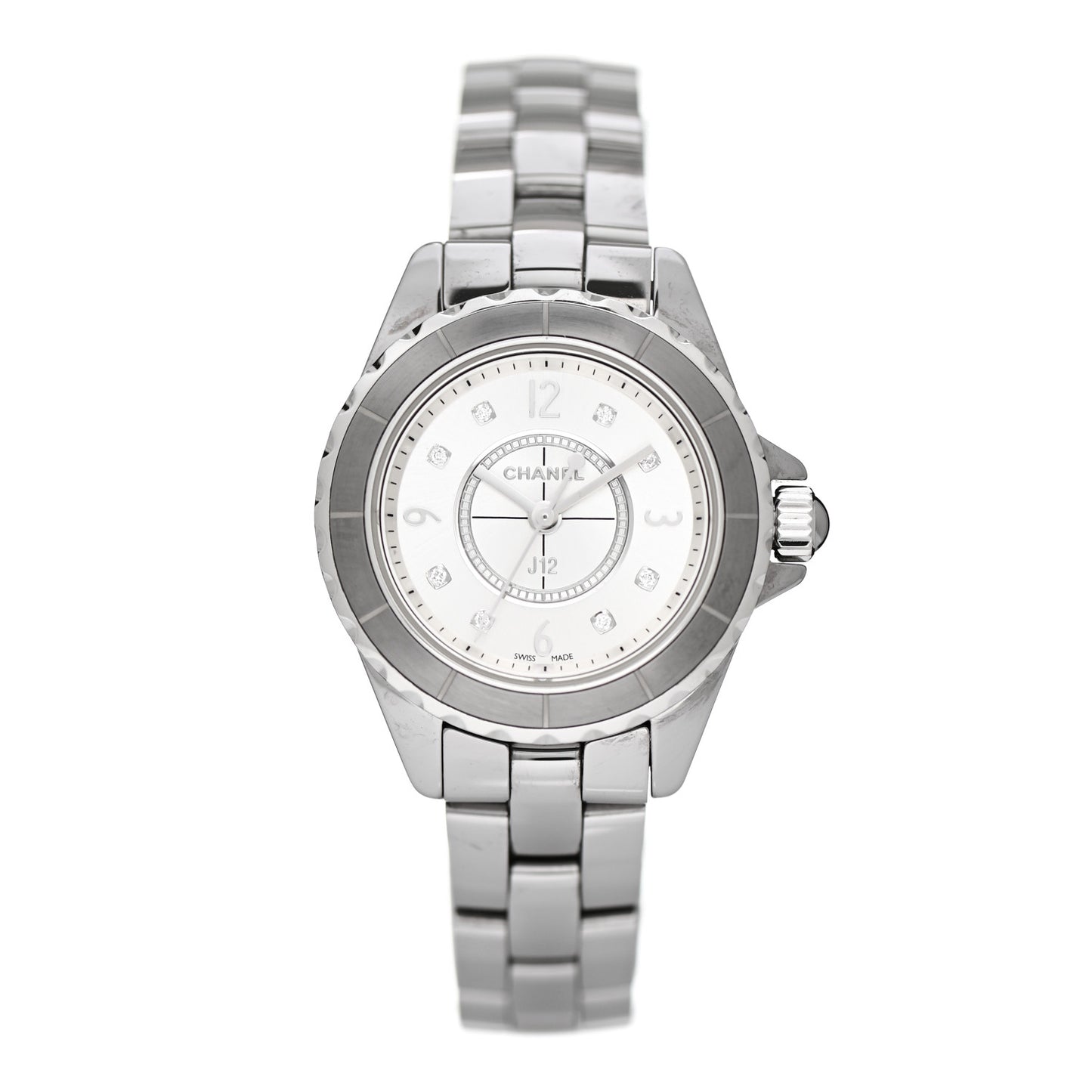 Titanium Ceramic Diamond 29mm J12 Chromatic Quartz Watch