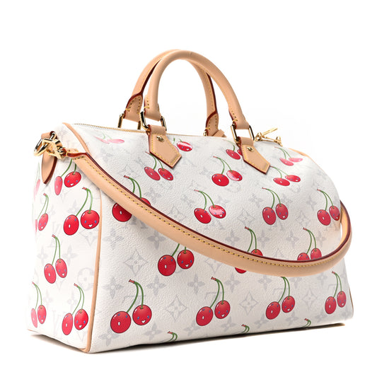 LV X TM Monogram Cerises Speedy Soft Bandouliere 30