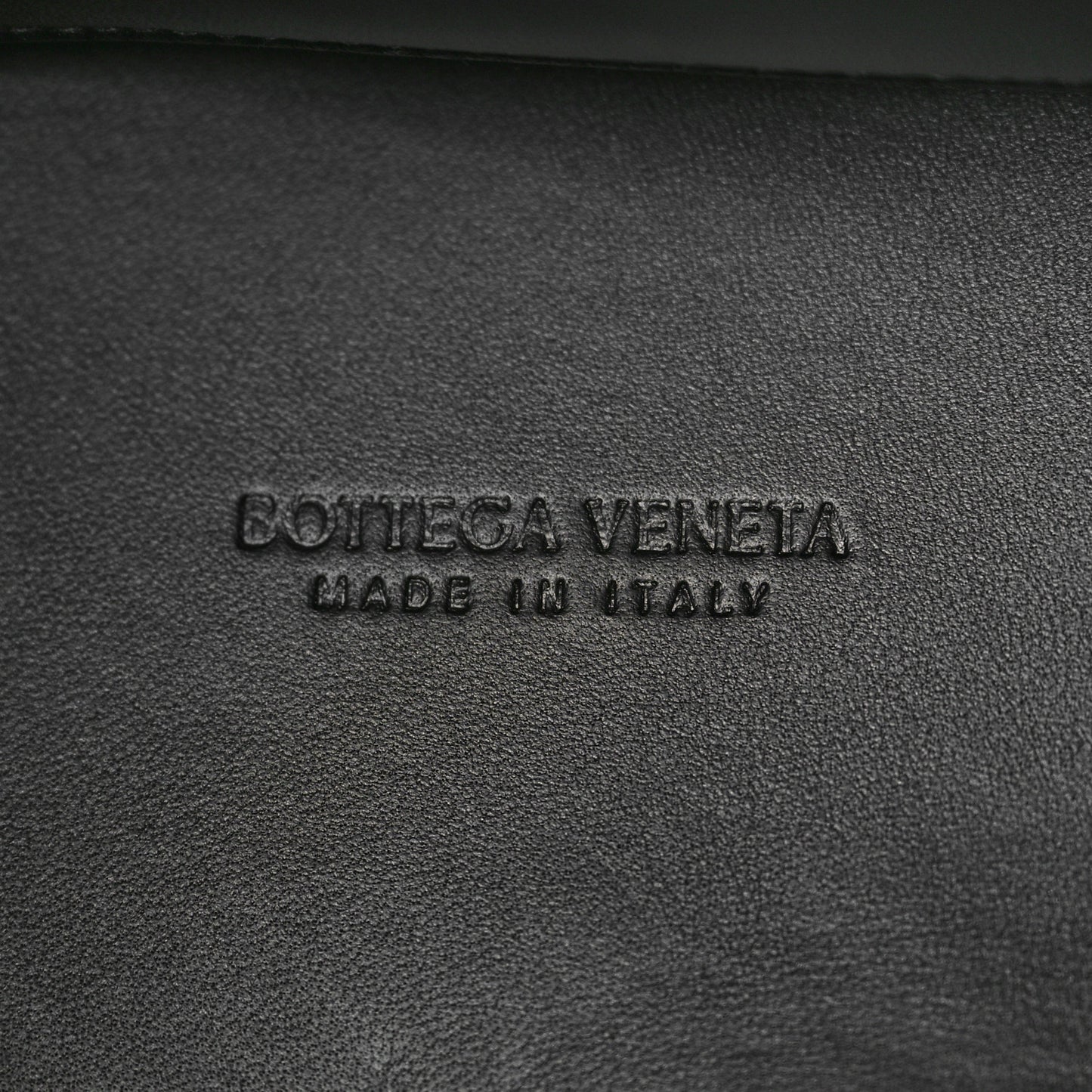 Nappa Intrecciato Small Andiamo With Chain Shoulder Bag Black