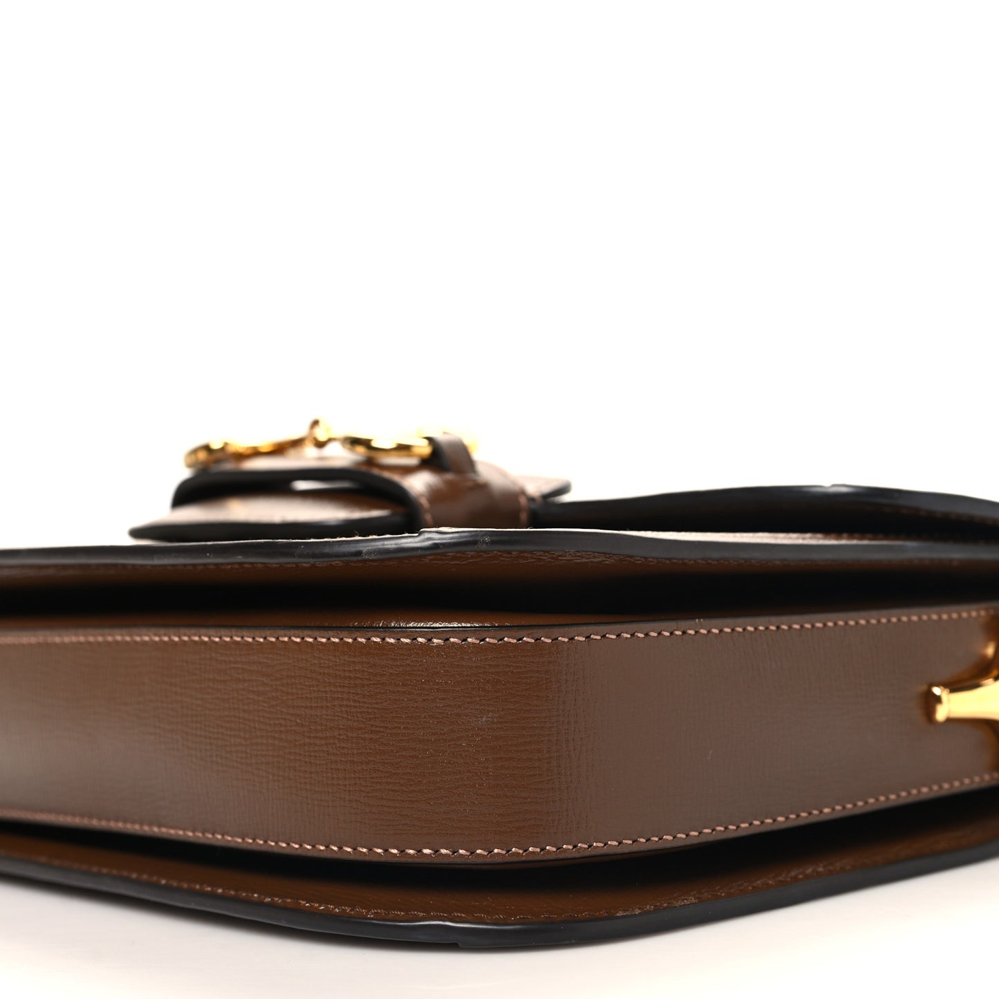 GG Supreme Monogram Horsebit 1955 Shoulder Bag Beige Brown Sugar