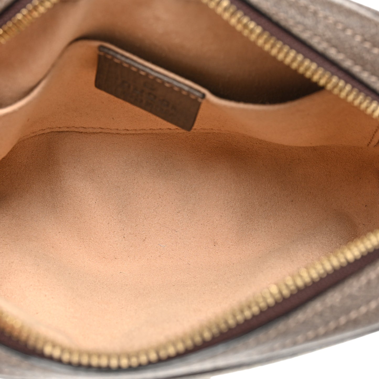 GG Supreme Monogram Web Small Ophidia Belt Bag 85 34 Dark Brown