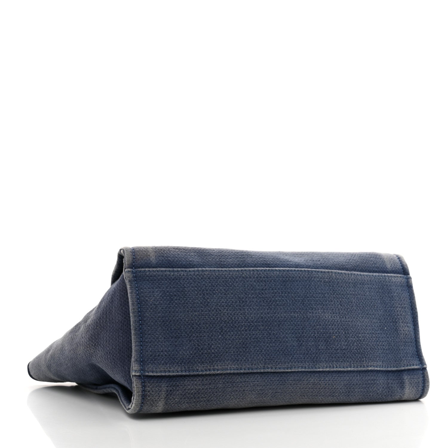 Chanel Canvas Medium Deauville Tote Blue 4 of 12