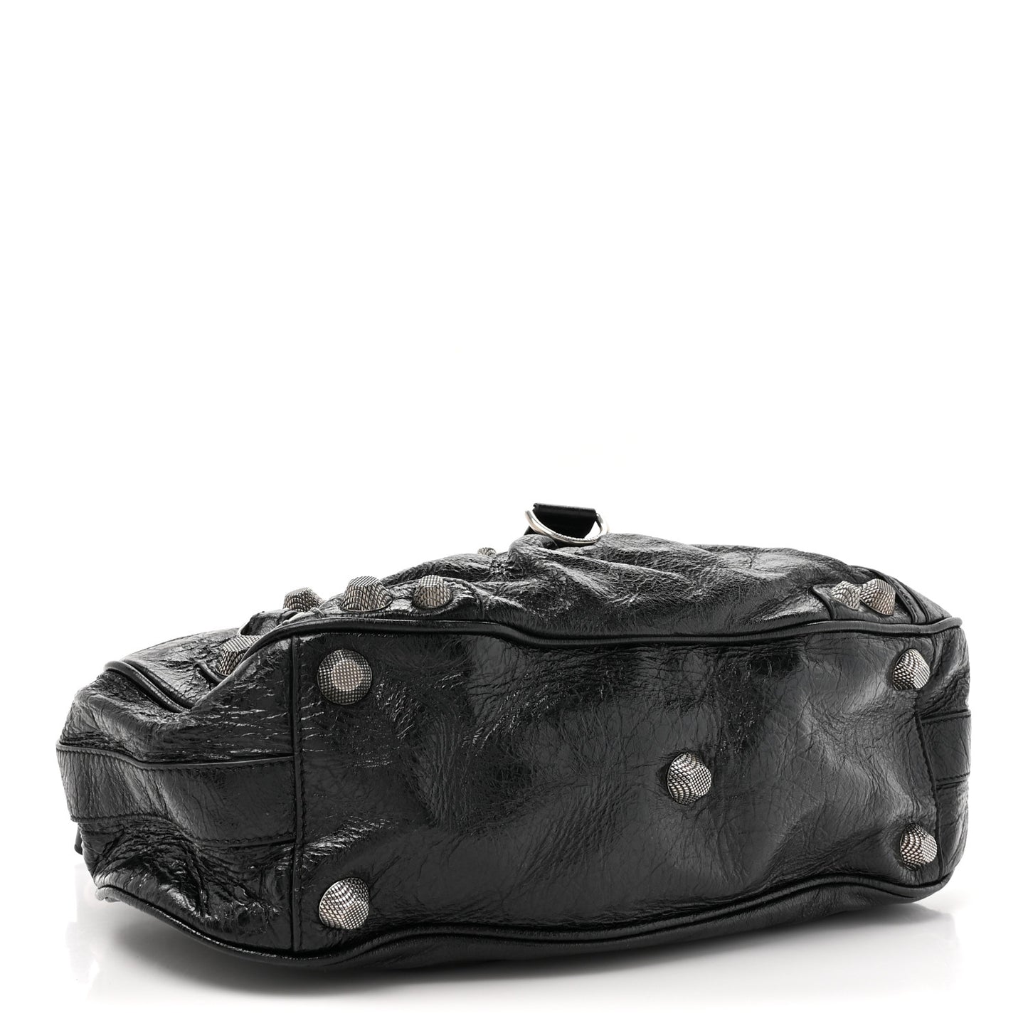 Agneau Arena Medium Le Cagole Shoulder Bag Black