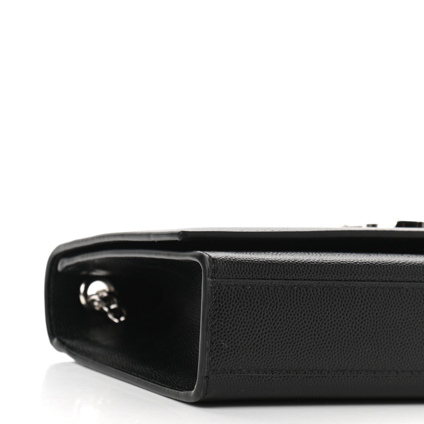 Grain De Poudre Medium Classic Monogram Kate Satchel Black
