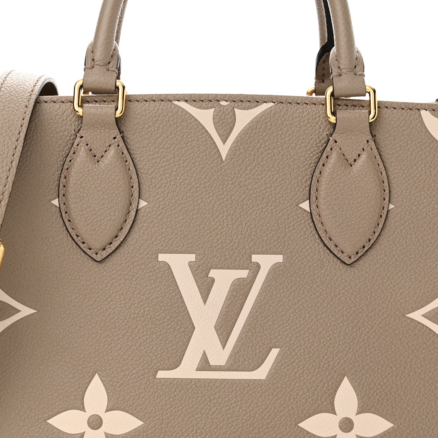 Louis Vuitton Empreinte Monogram Giant Onthego PM Tourterelle Creme 7 of 10