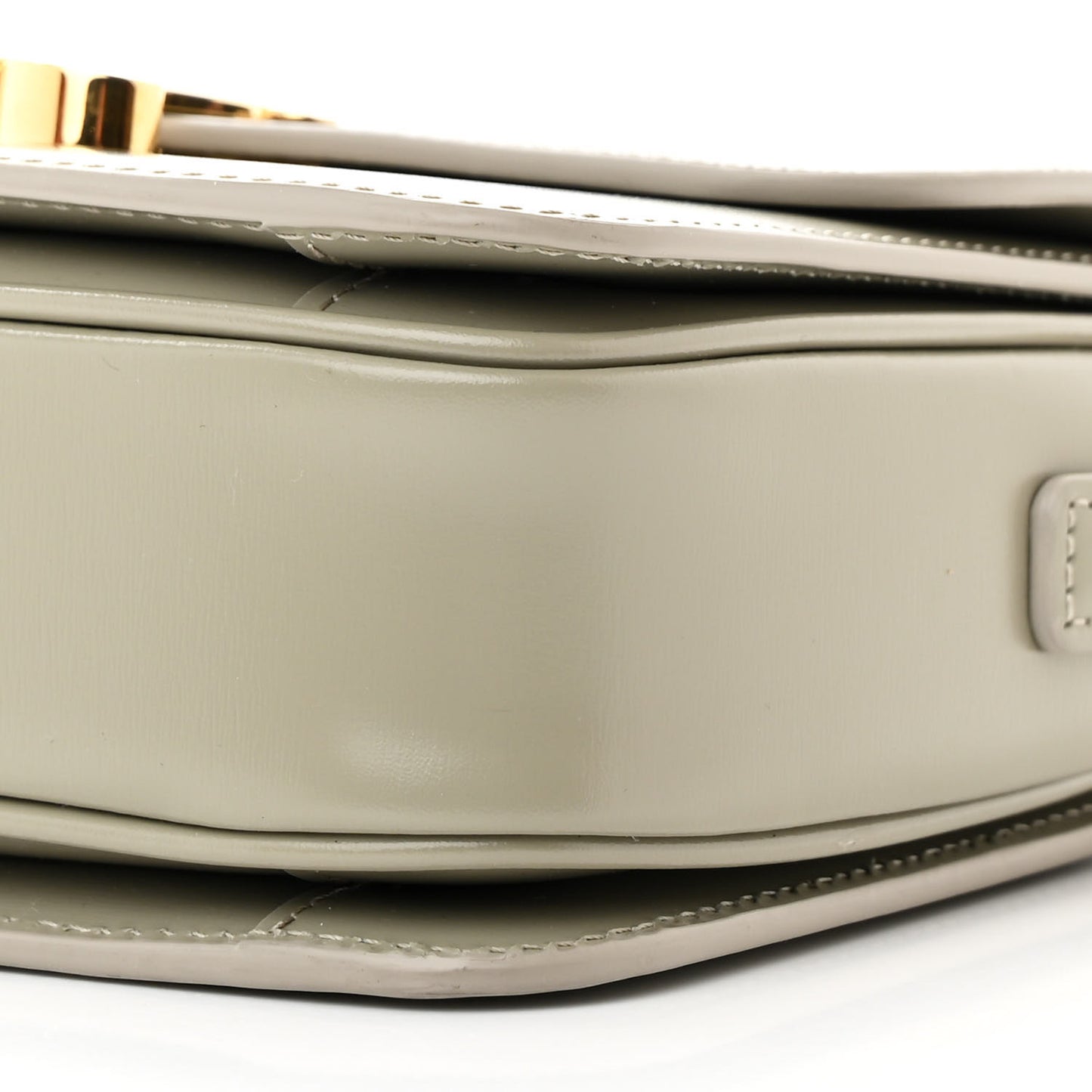 Shiny Calfskin Teen Triomphe Green Clay