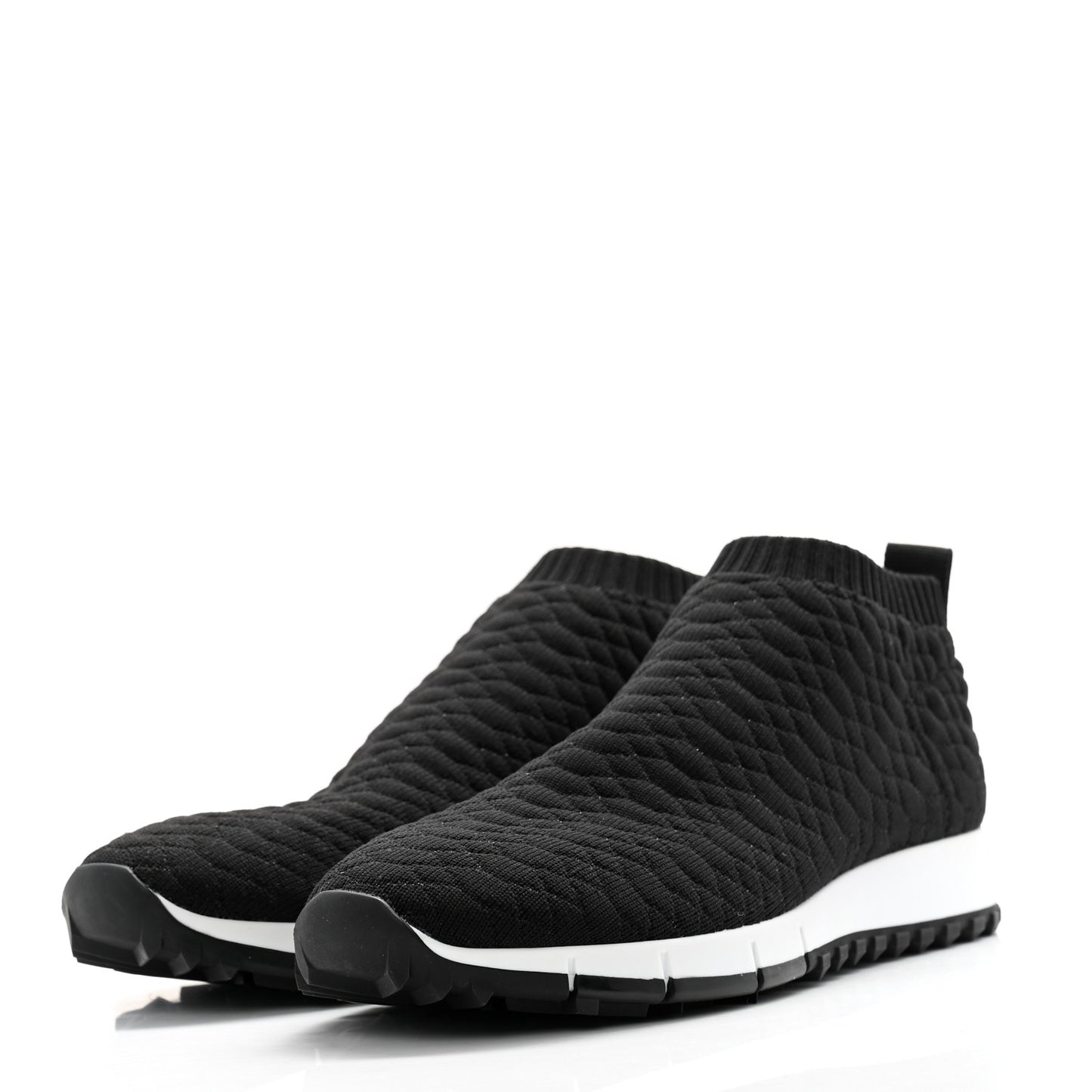 Lurex Snake Knit Norway Sneakers 37 Black