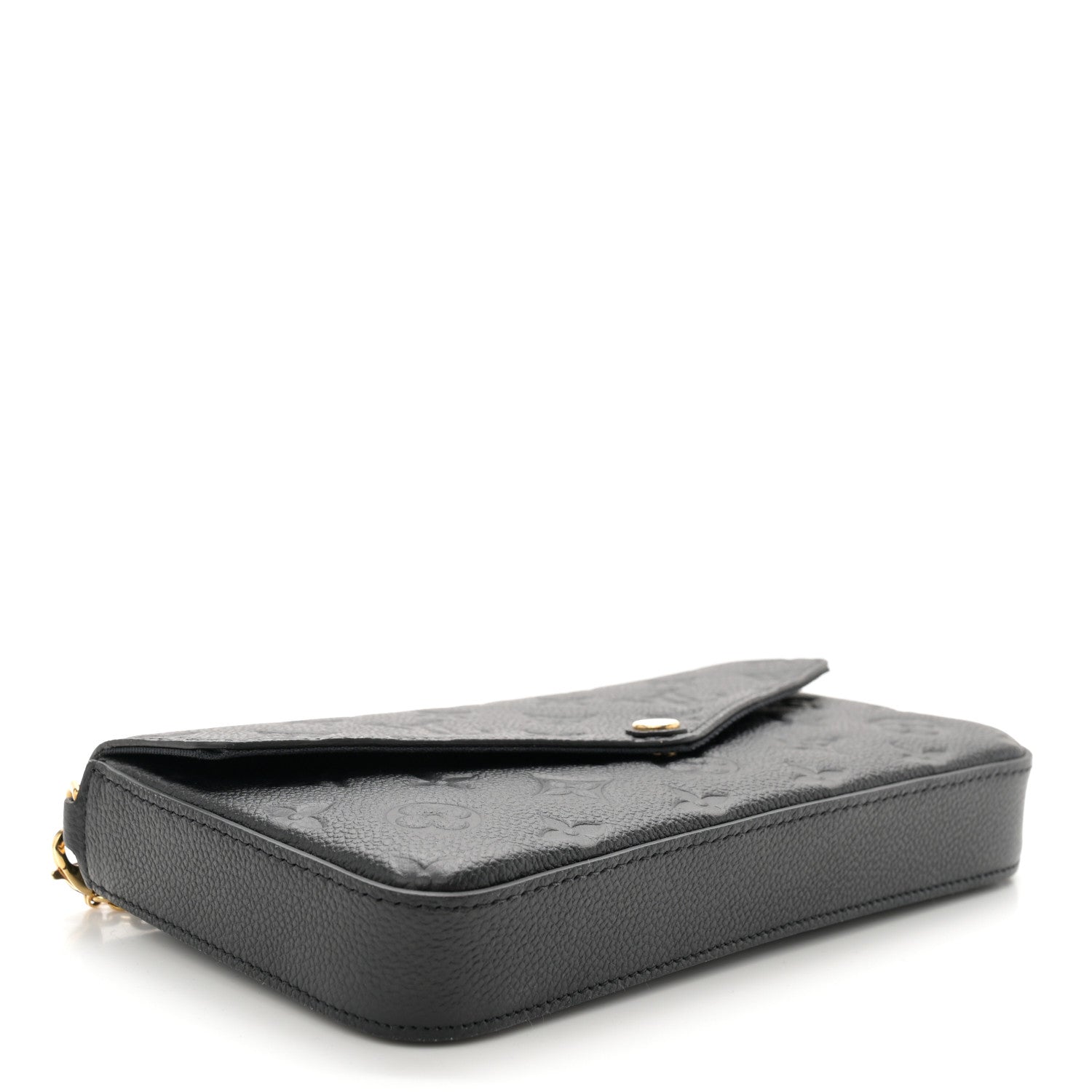 Louis Vuitton Empreinte Pochette Felicie Chain Wallet Black 5 of 10