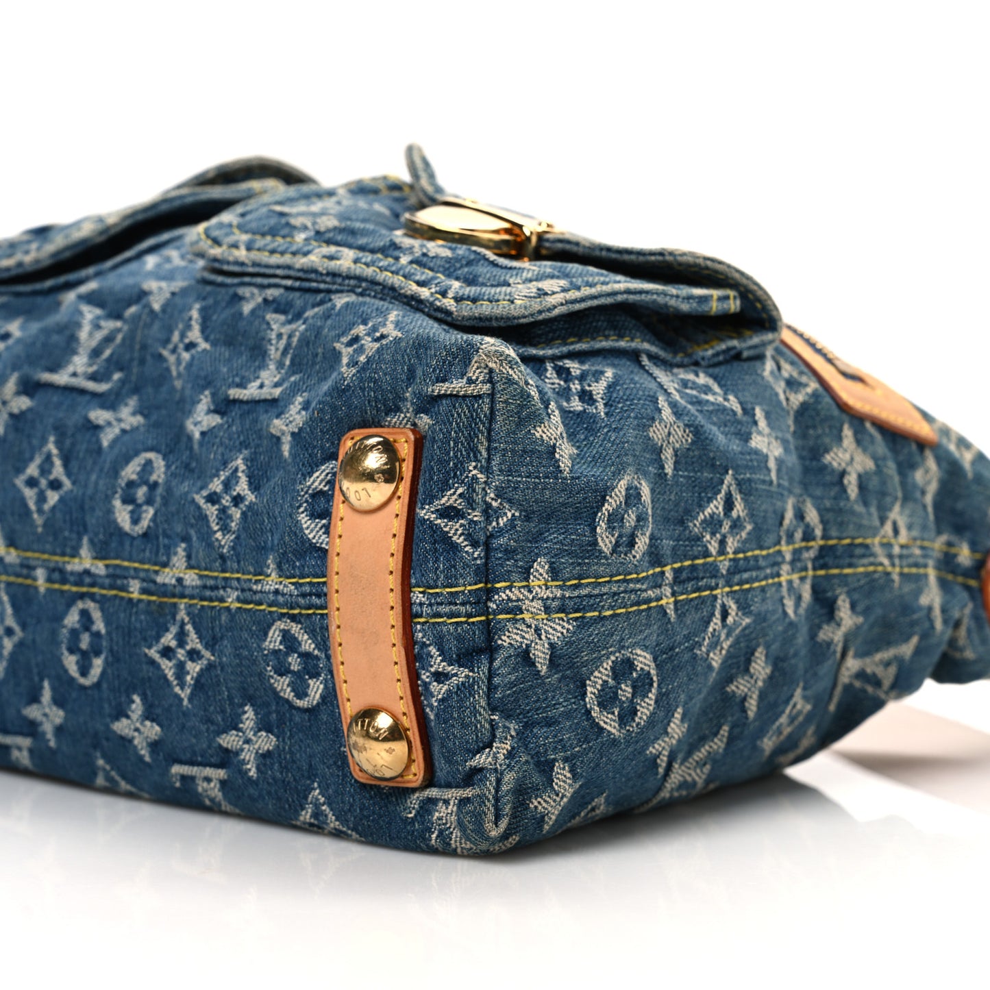 Monogram Denim Baggy PM Blue