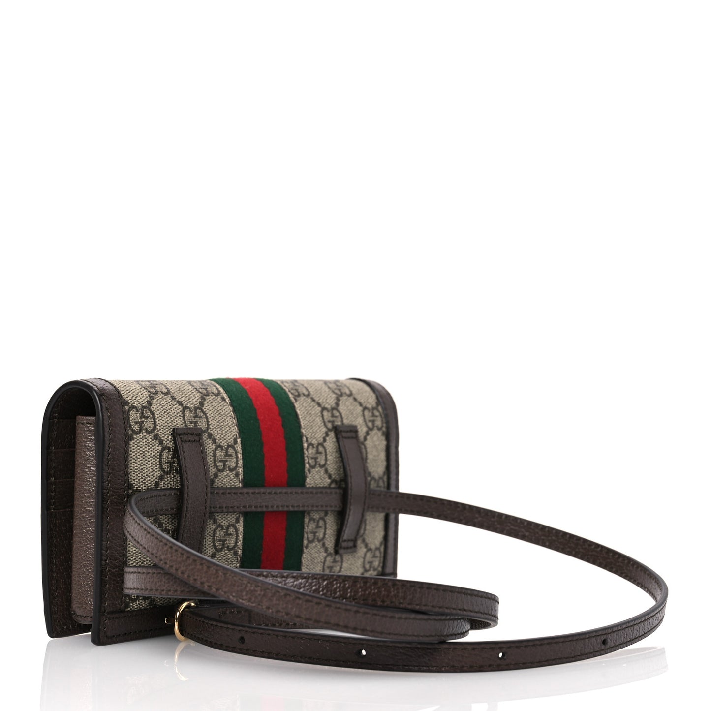 GG Supreme Monogram Web Ophidia Belt Bag Beige Ebony New Acero