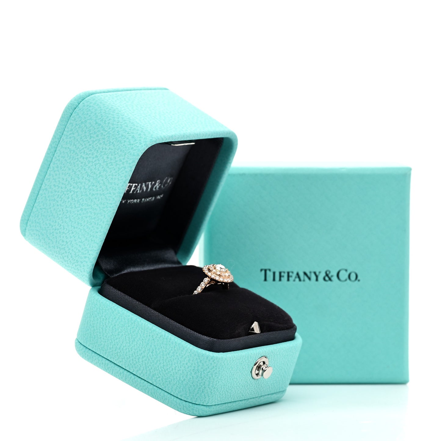 18K Rose Gold Diamond Soleste Engagement Ring 47 4