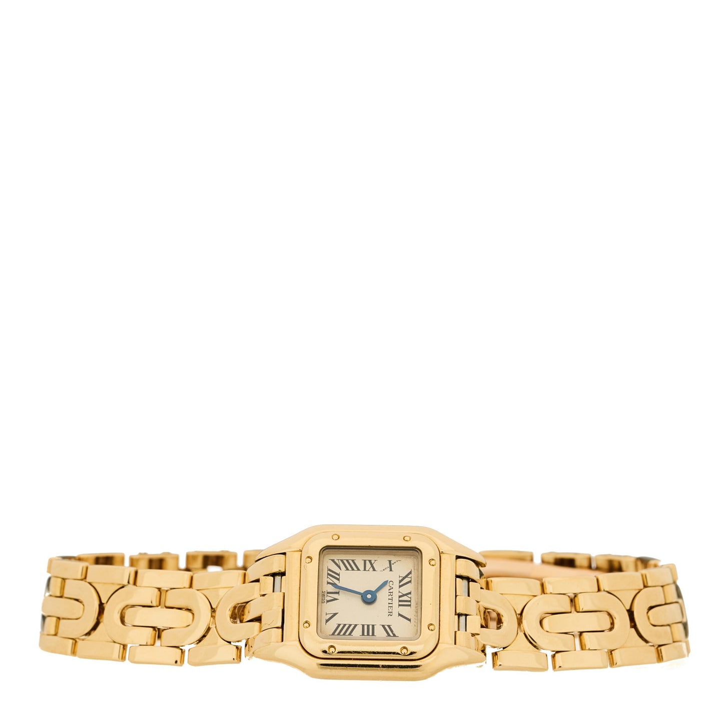 18K Yellow Gold 17mm Panthere Art Deco Quartz Watch
