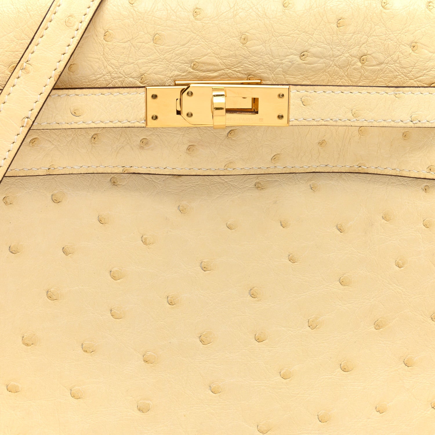 Hermes Ostrich Kelly Danse II Belt Bag Nata 8 of 11