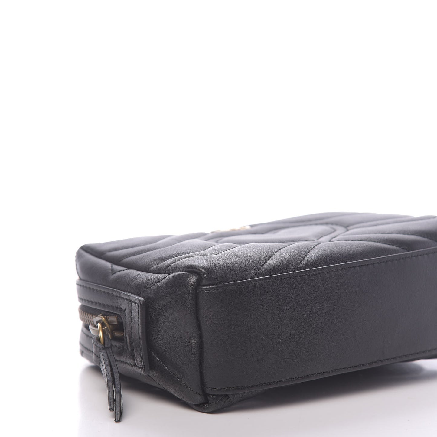 Calfskin Matelasse GG Marmont Cosmetic Case Black
