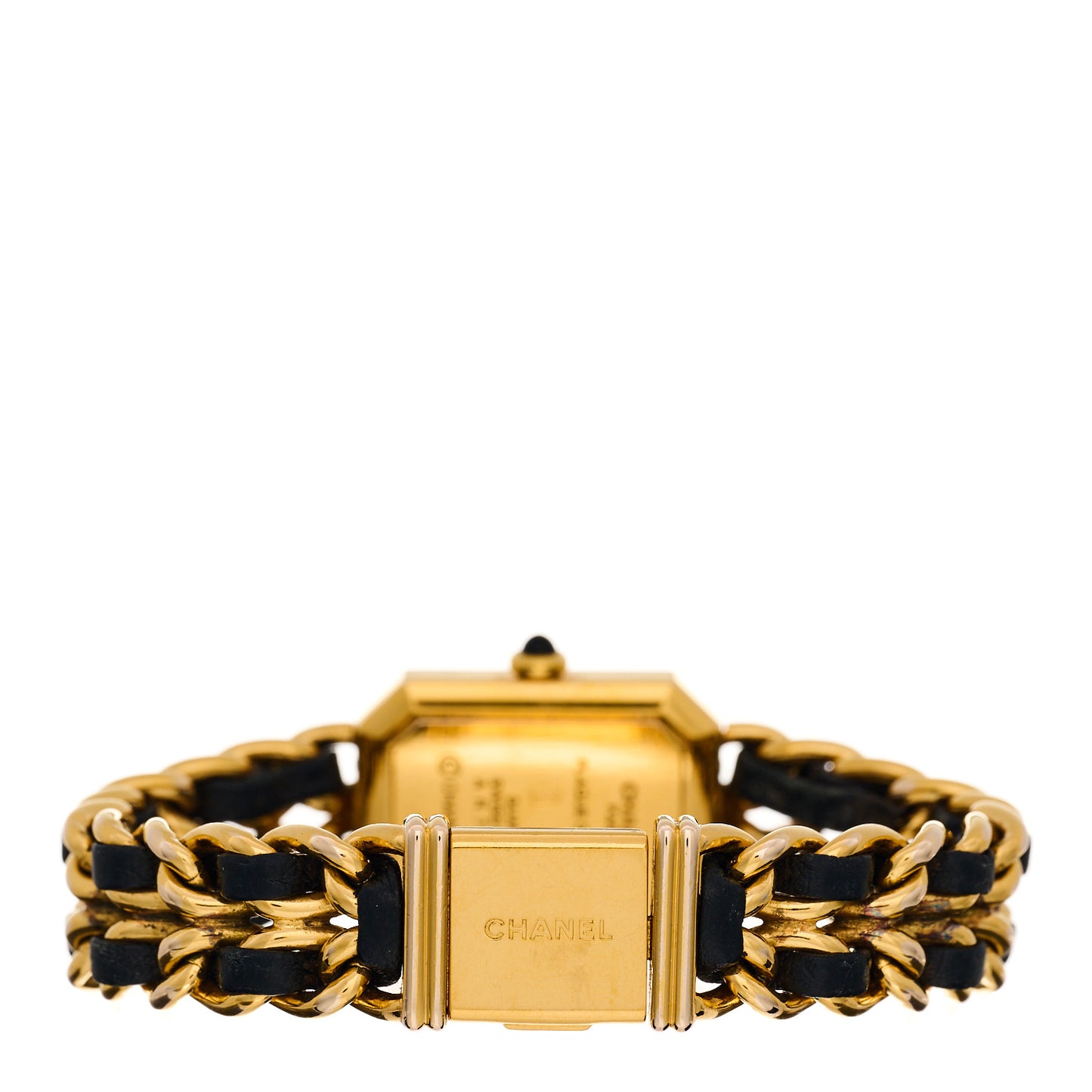 Stainless Steel Lambskin 20mm Chain Premiere Quartz Watch Gold M