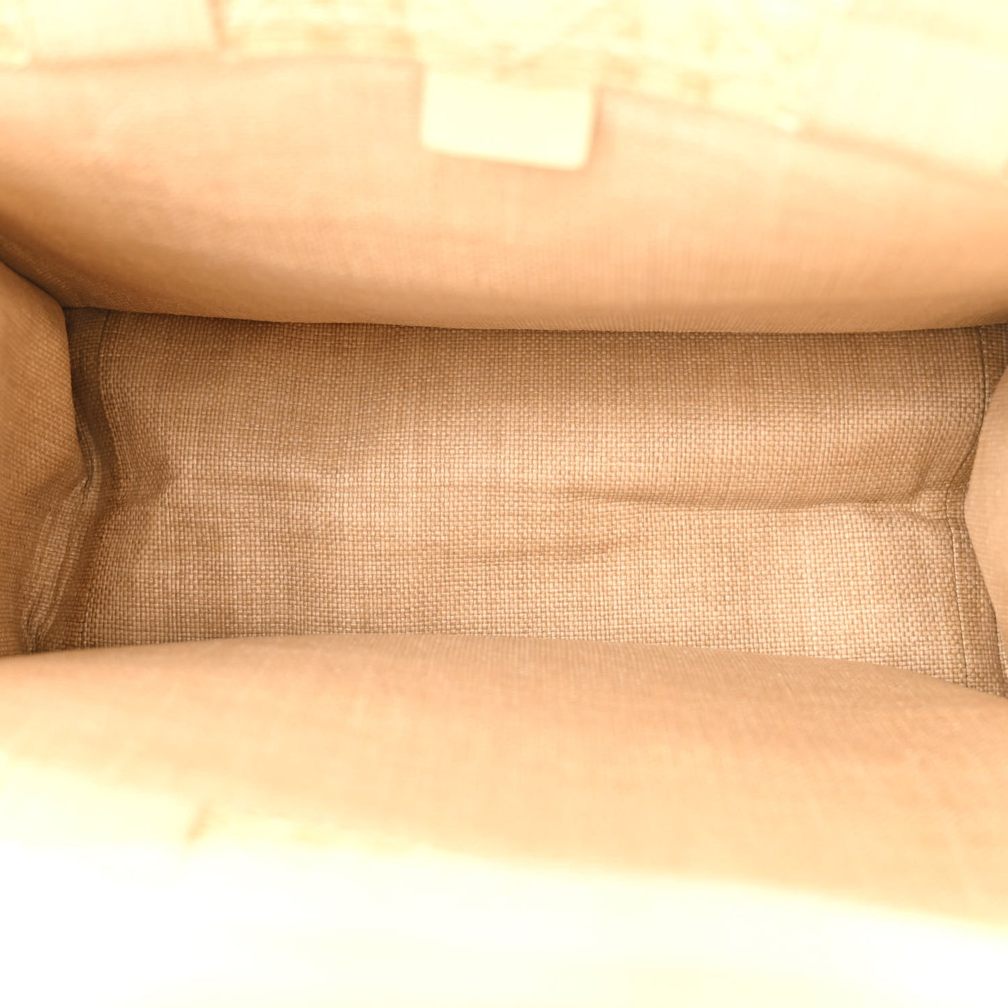 Raffia Cannage Medium Book Tote Natural