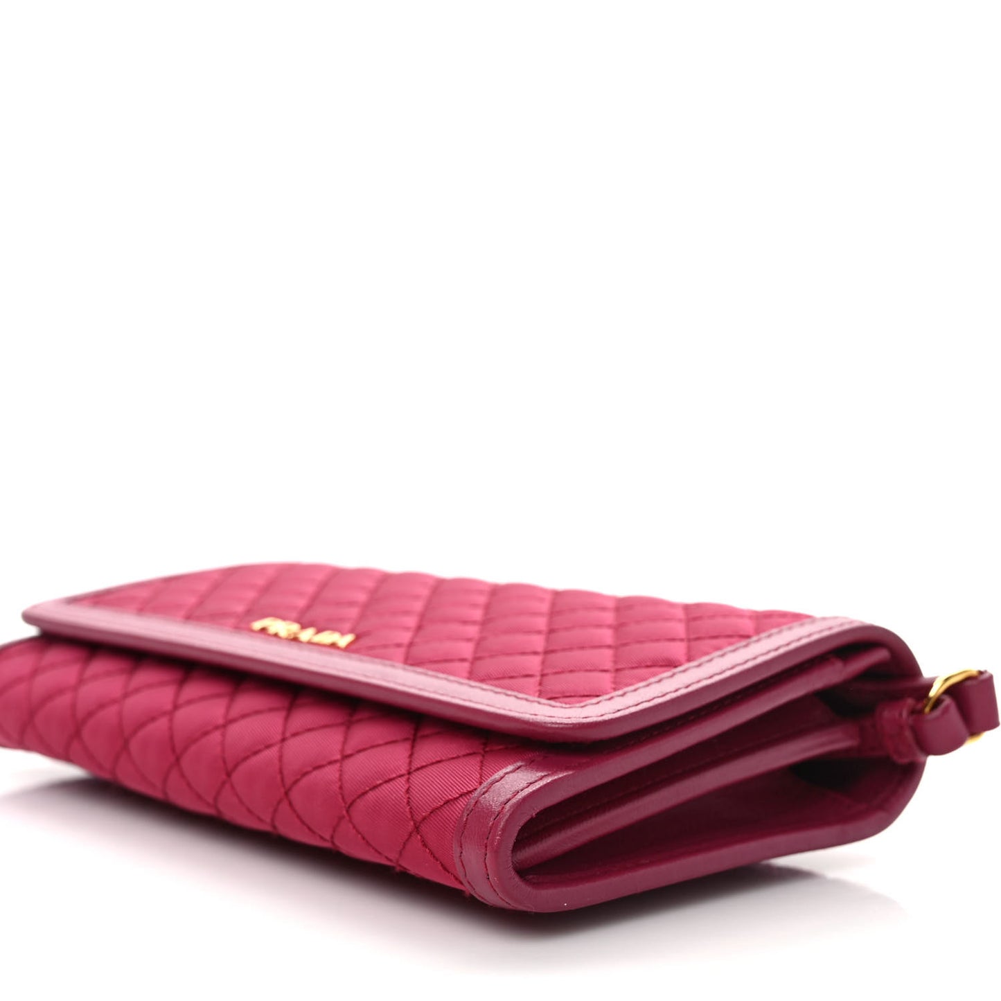 Tessuto Quilted Mini Crossbody Wallet Ibisco