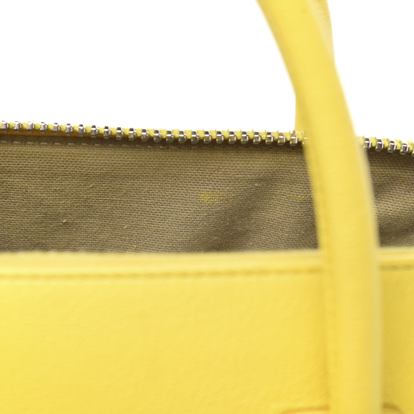 Sugar Goatskin Small Antigona Yellow