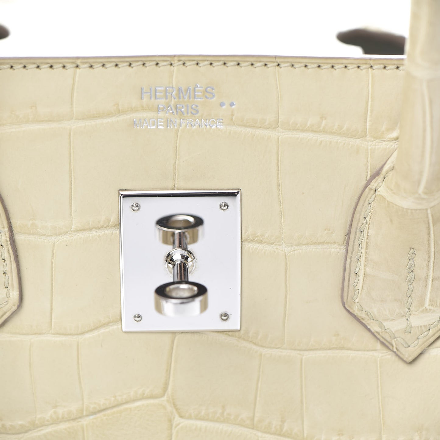 Matte Niloticus Crocodile Birkin 35 Beton