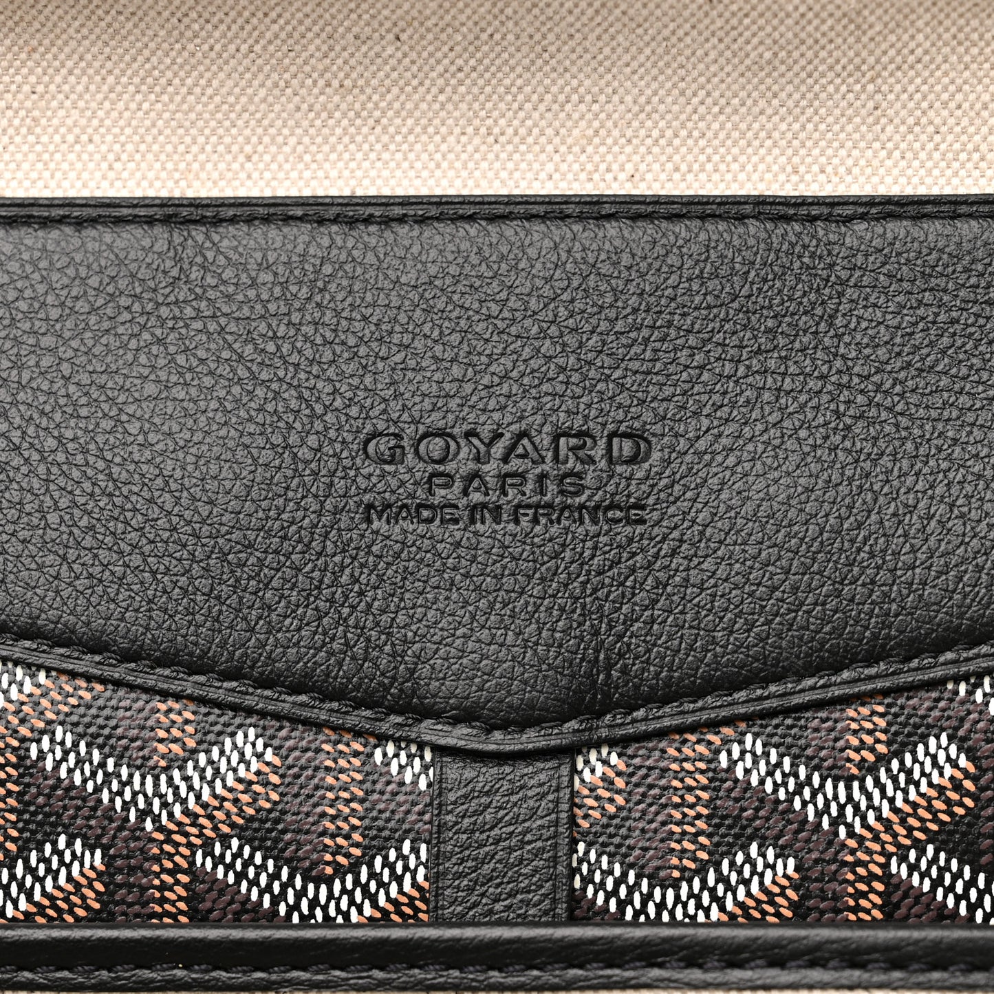 Goyardine Calfskin Cisalpin MM Backpack Black