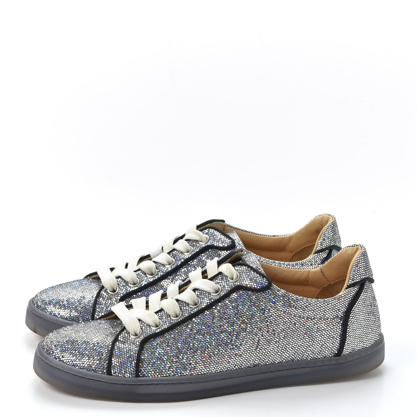 Seava Glitter Disco Ball Flat Sneakers 36 Multicolor