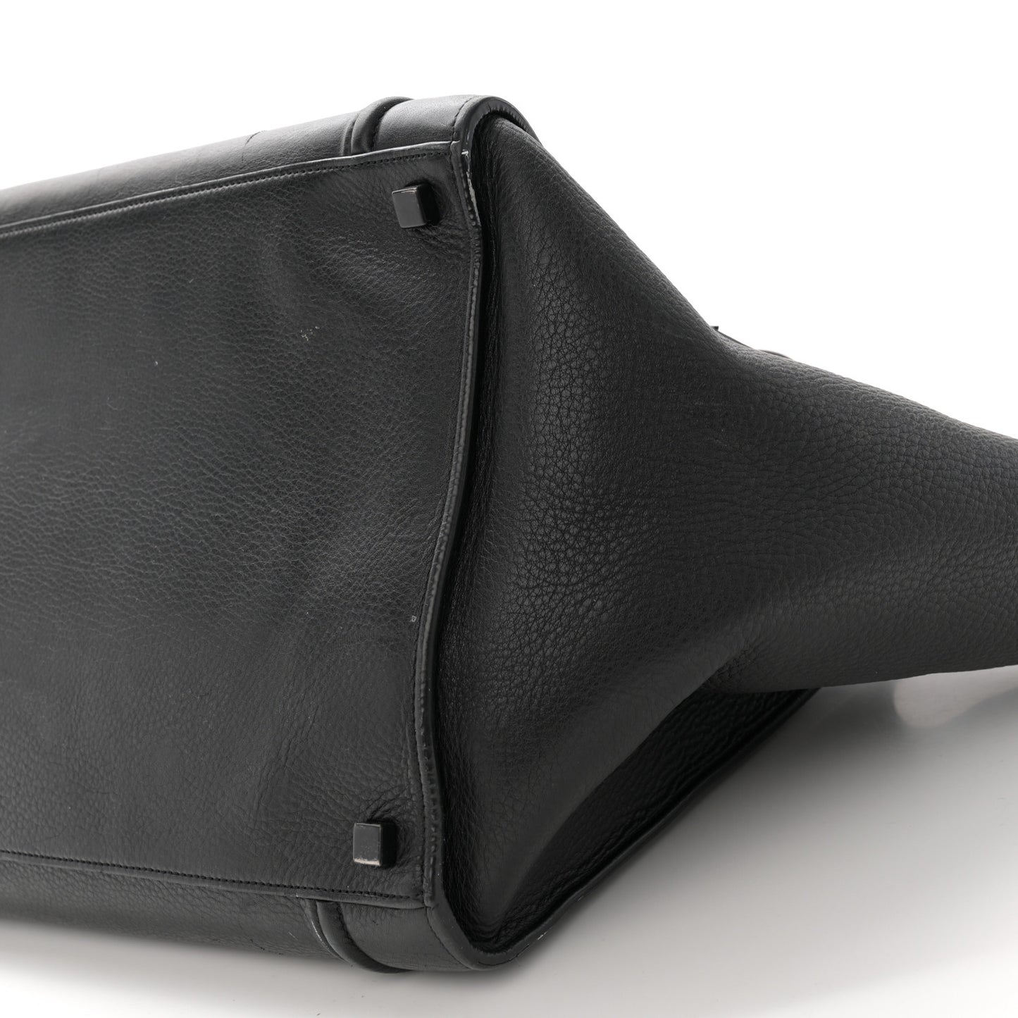 Supple Calfskin Medium Phantom Luggage Black
