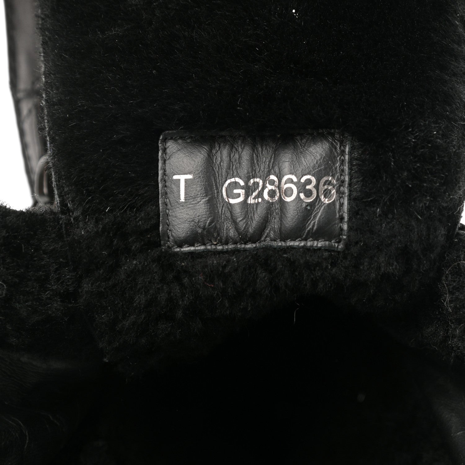 Chanel Calfskin Shearling Quilted Cap Toe Combat Boots 39.5 Black 7 of 9