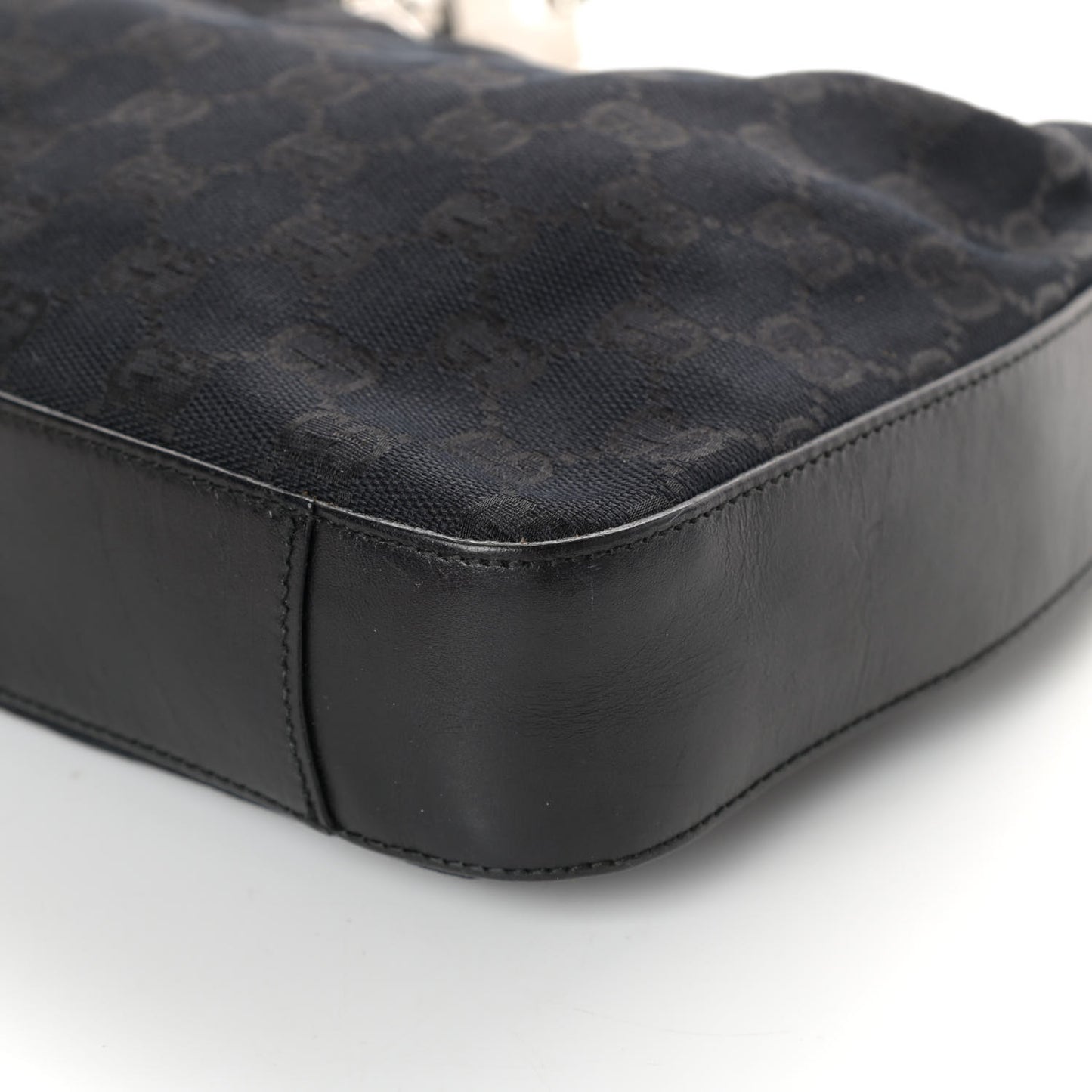 Monogram GG Clasp Hobo Black