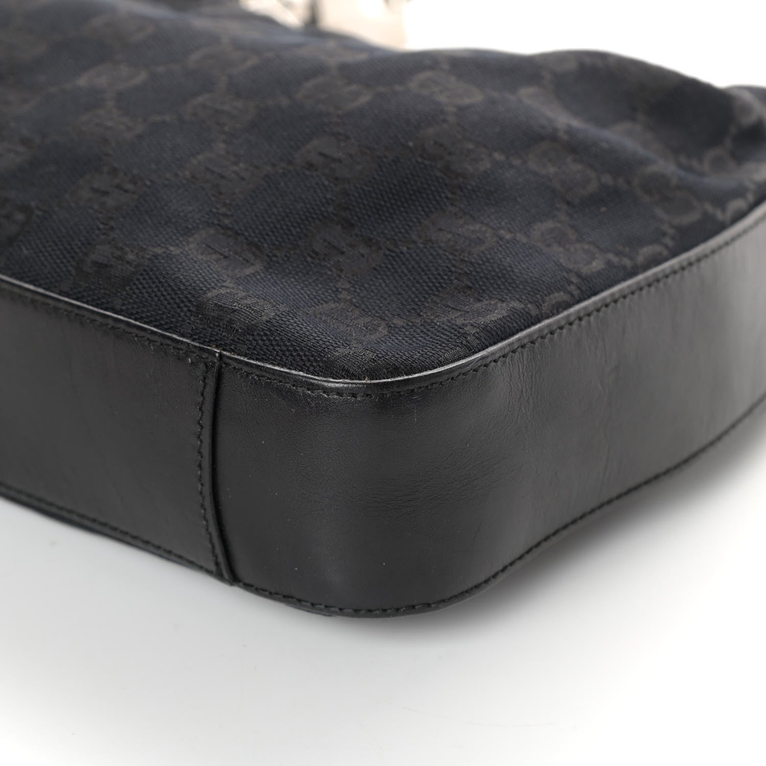 Gucci Monogram GG Clasp Hobo Black 9 of 9