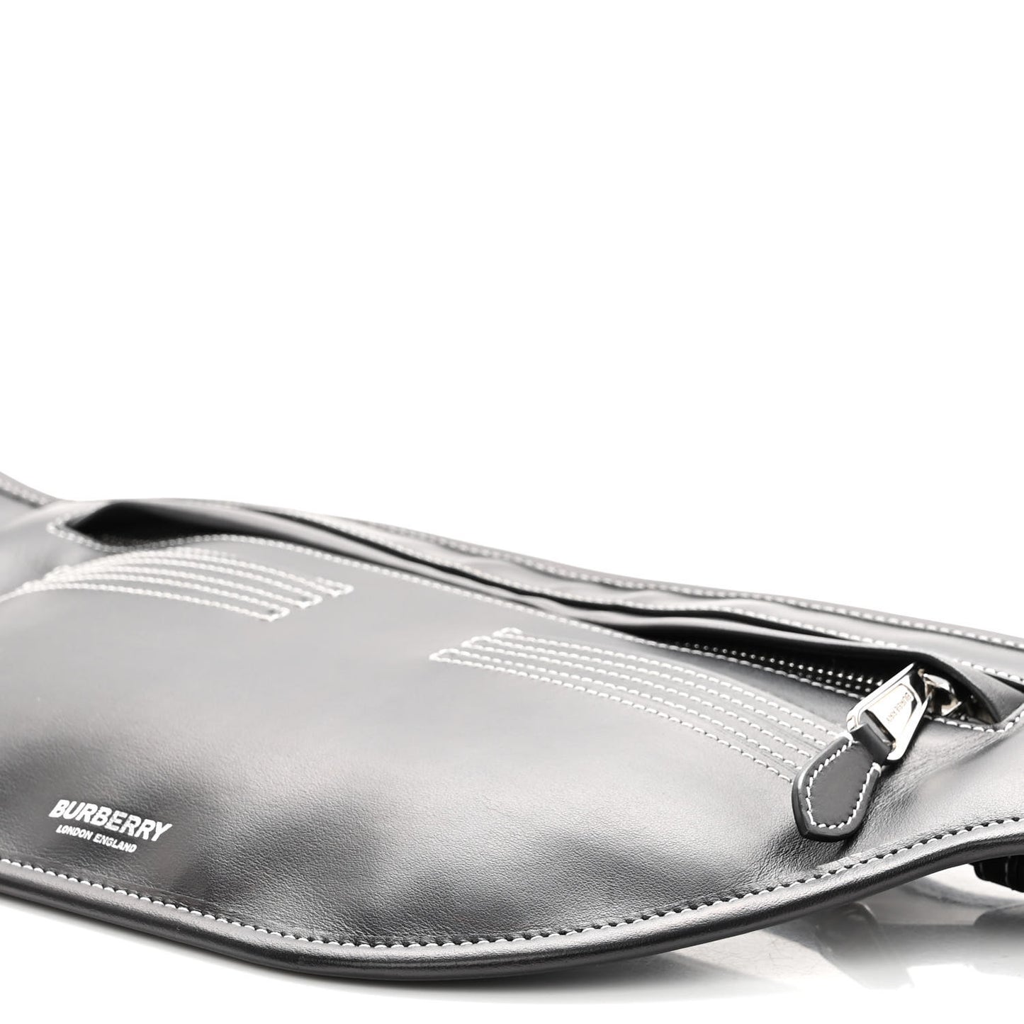 Smooth Calfskin Brummell Bum Bag Black