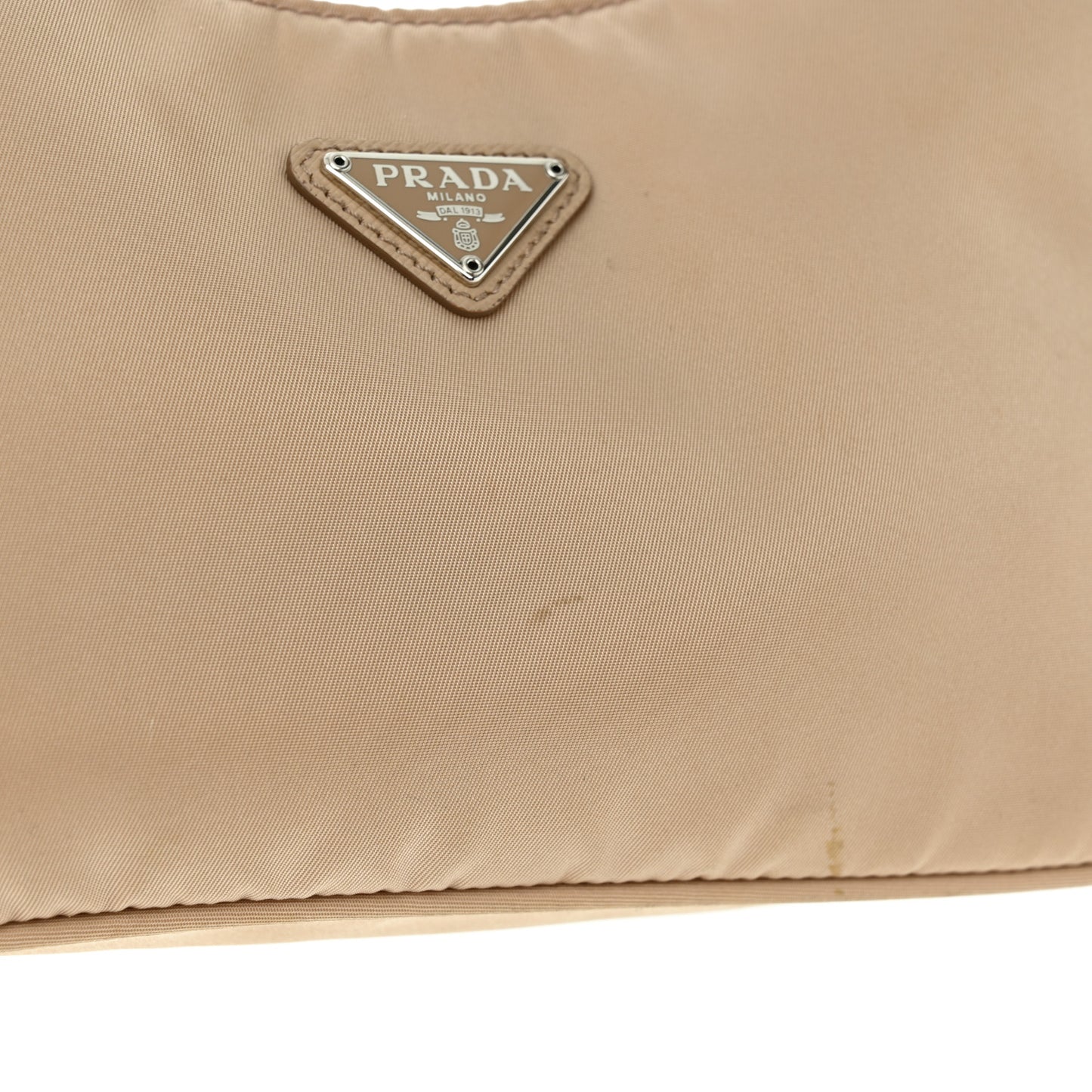 Re-Nylon Saffiano Mini Re-Edition 2000 Bag Deserto