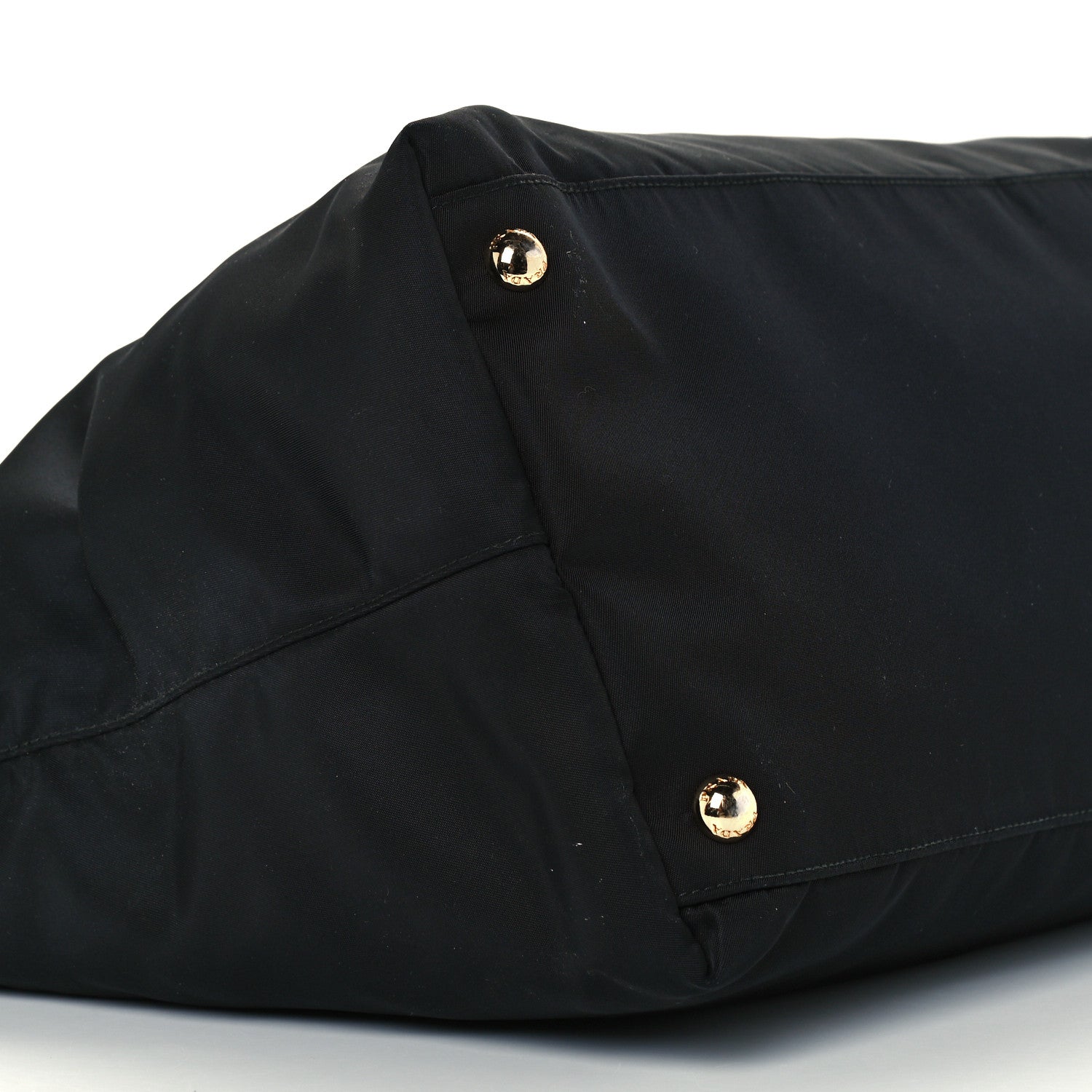 Prada Tessuto Nylon Saffiano Tote Black 9 of 10